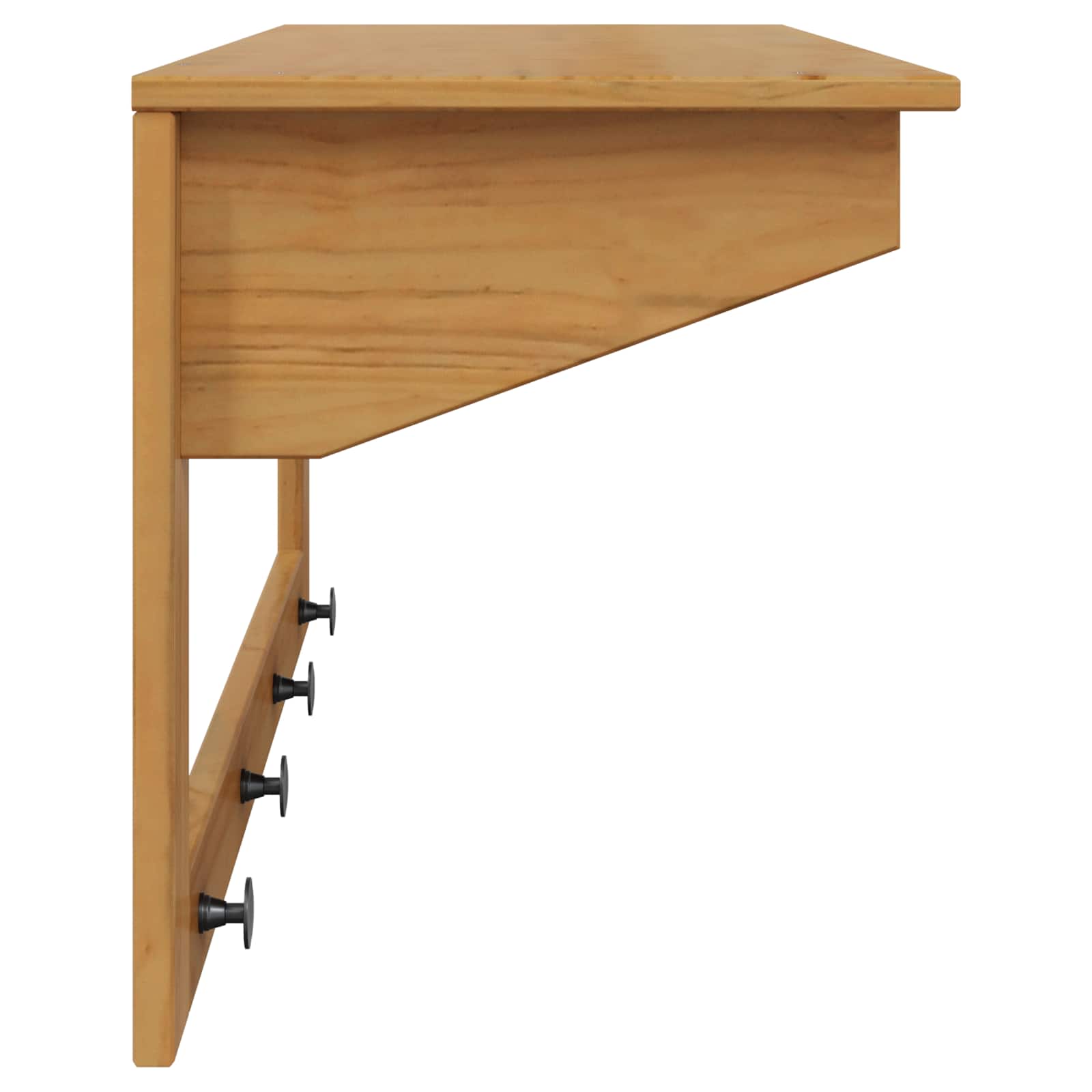 Coat Honey brown 90 x 35 x 41.5 cm Solid pine wood