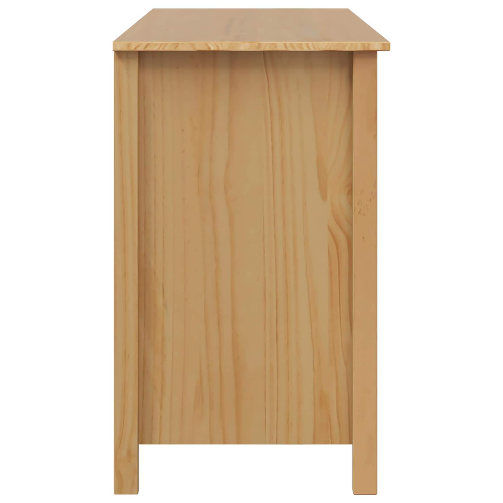Galds ar atvilktnēm Medus brūns 100 x 45 x 74 cm