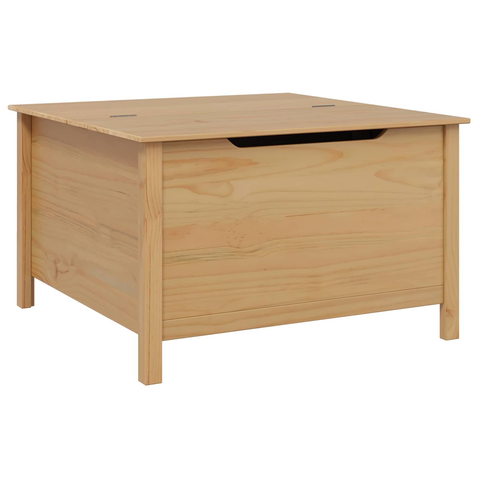 Kavos staliukas su stalčių Medus ruda 79.5 x 79.5 x 49 cm