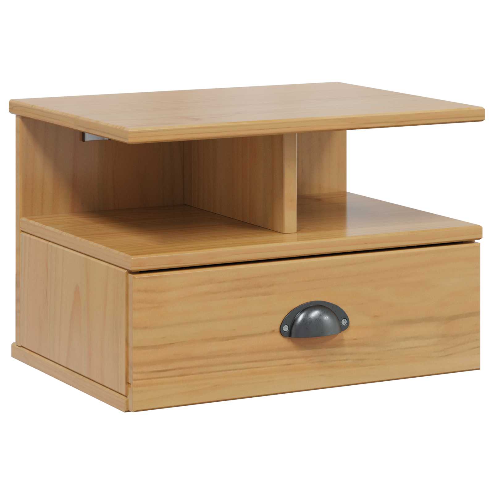 Bedside cabinet with a drawer Honey brown 40 x 31 x 27 cm