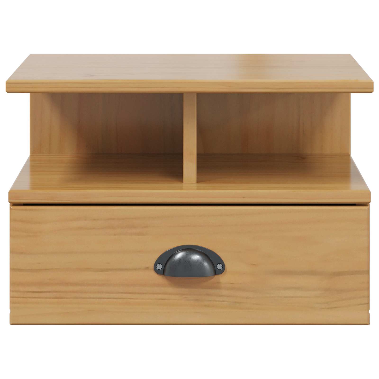 Bedside cabinet with a drawer Honey brown 40 x 31 x 27 cm