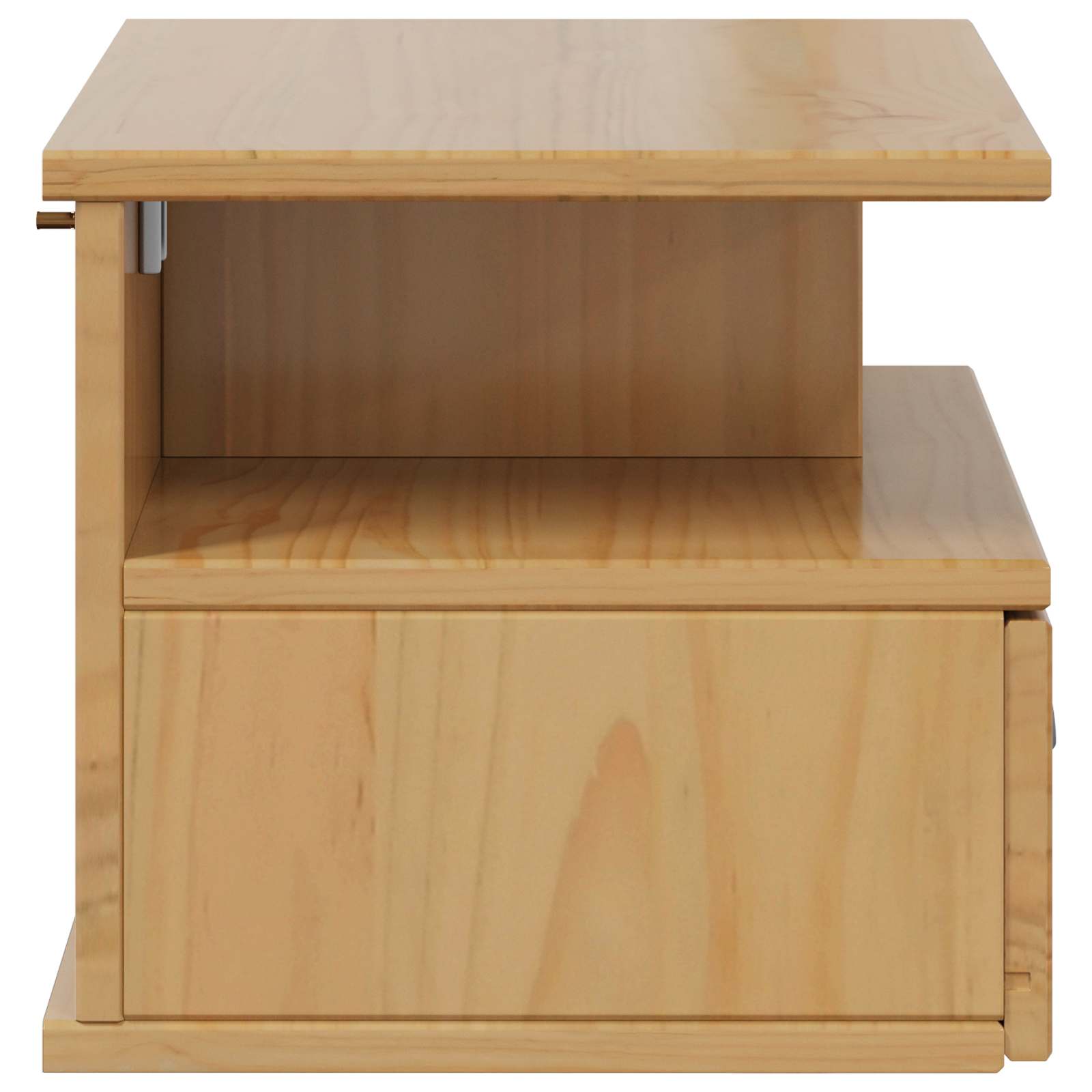 Bedside cabinet with a drawer Honey brown 40 x 31 x 27 cm