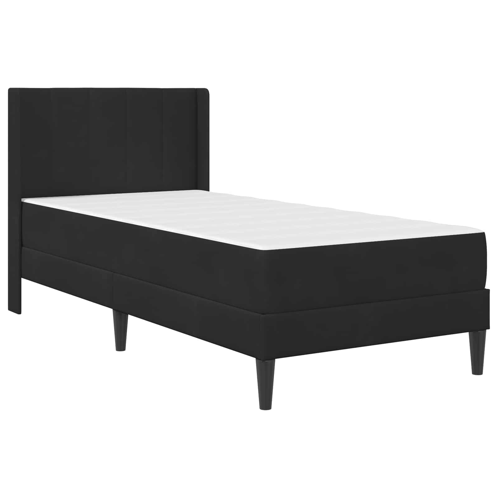Lovos rėmas Juodas 90 x 200 cm Aksomas