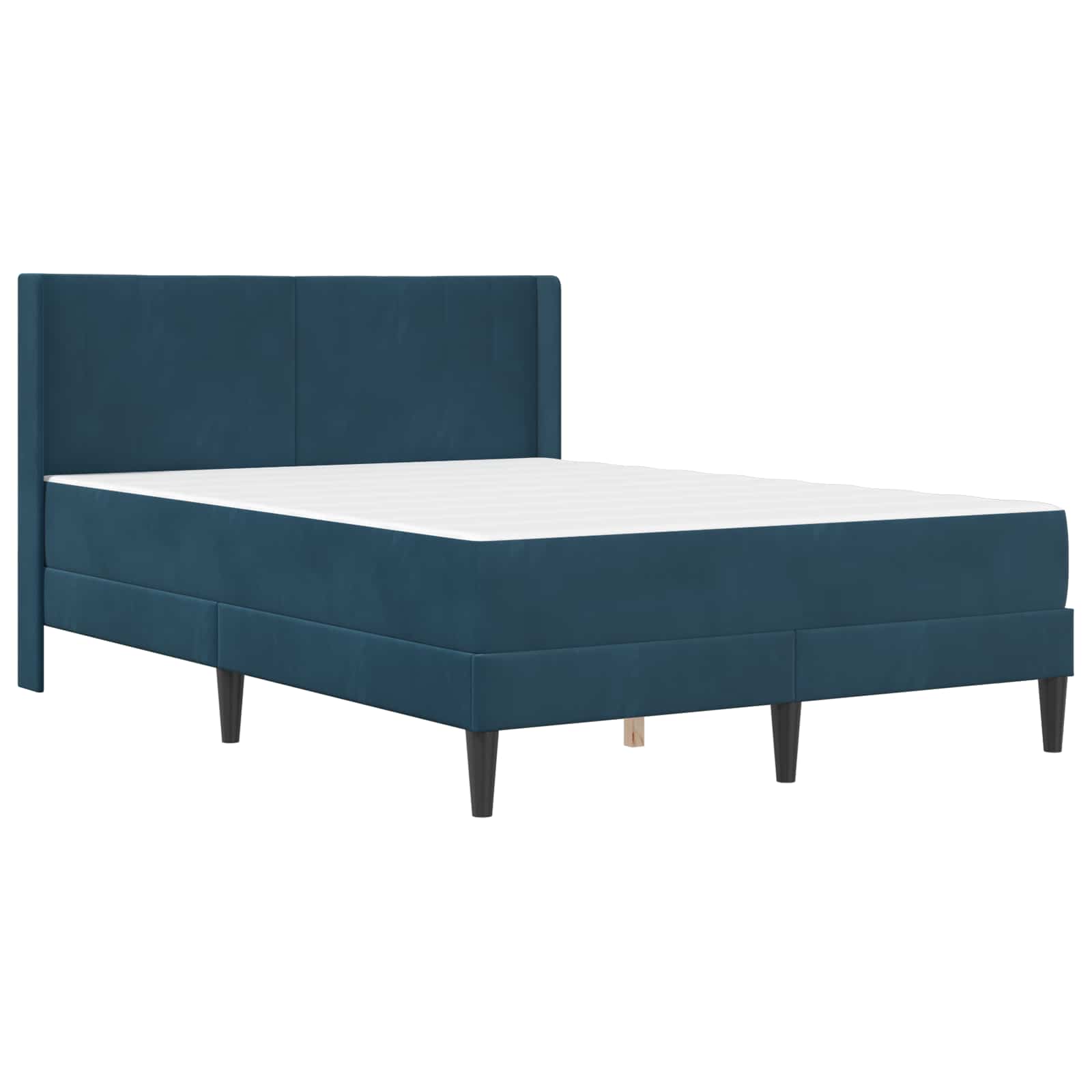 Bed Frame Blue 120 x 190 cm Velvet