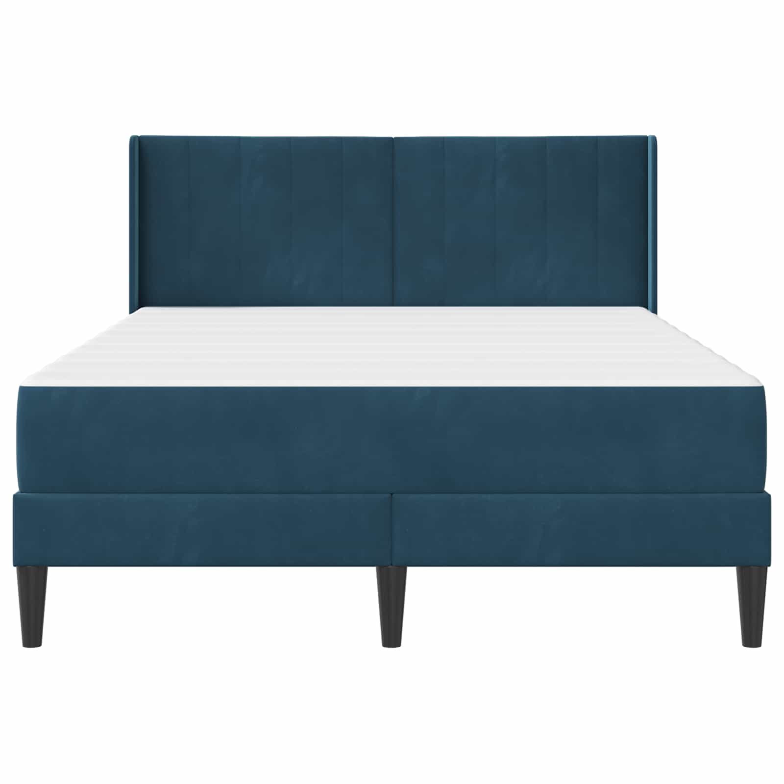 Bed Frame Blue 120 x 190 cm Velvet