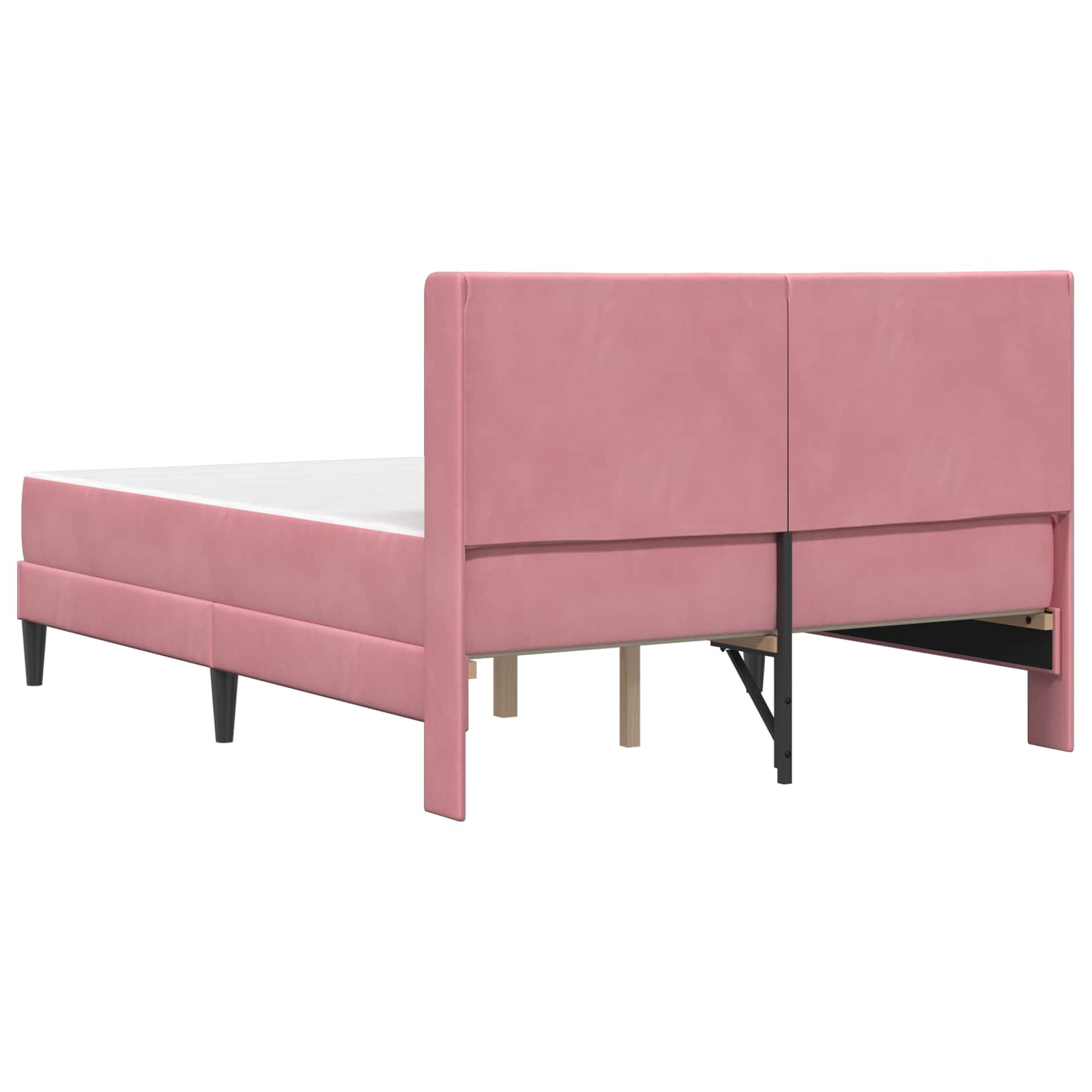 Bed frame Pink 120 x 200 cm Velvet