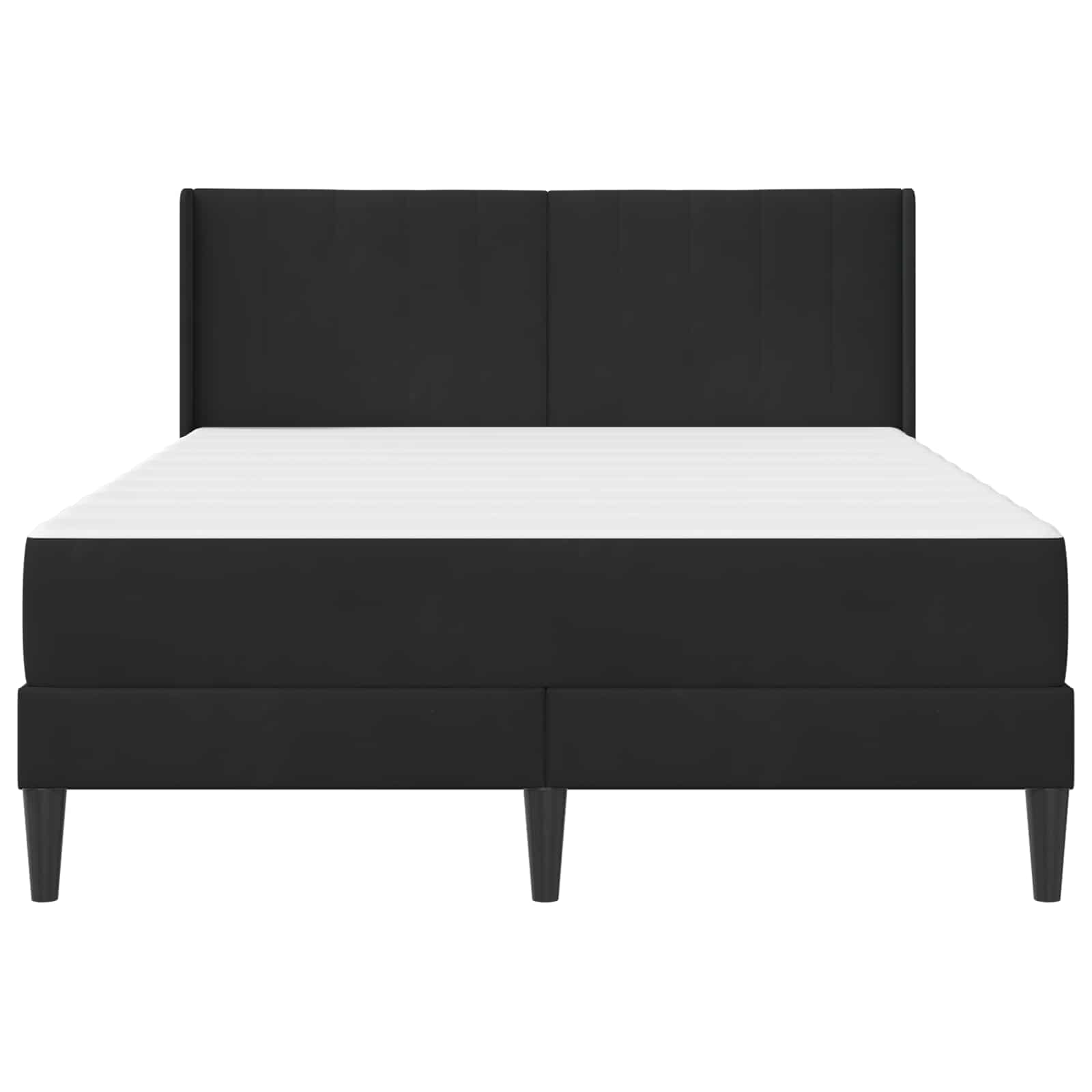 Bed frame Black 140 x 190 cm Velvet