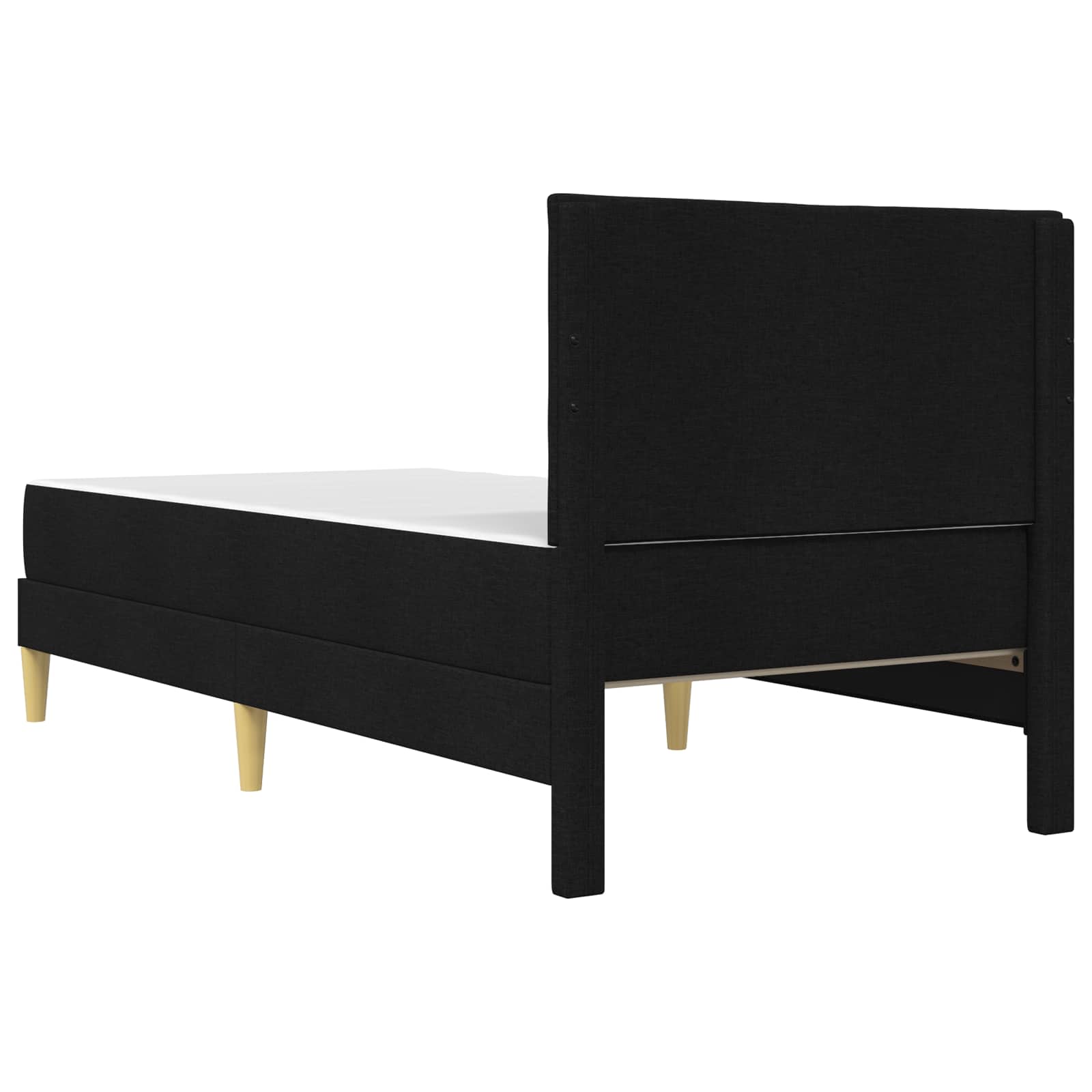 Bed frame Black 80 x 200 cm Polyester