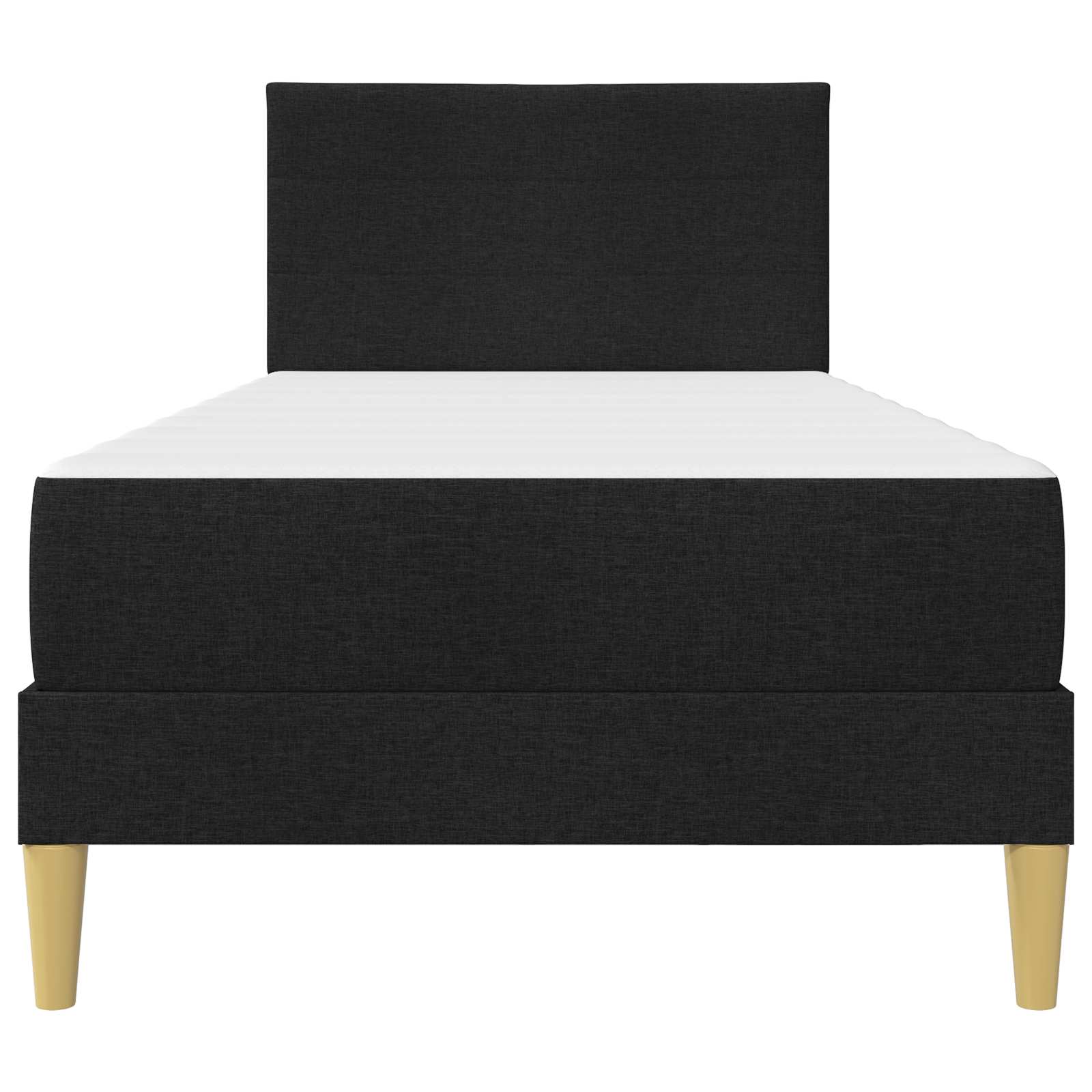 Bed frame Black 80 x 200 cm Polyester