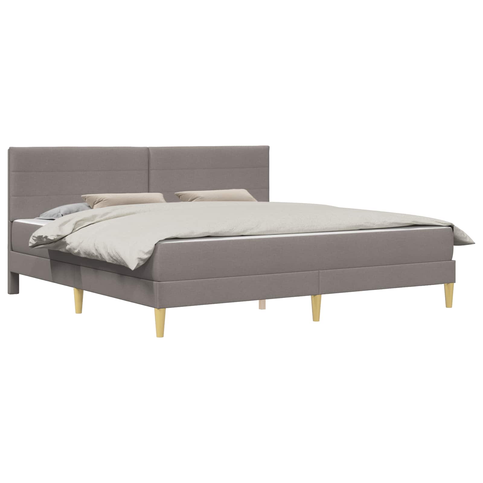 Lovos rėmas Taupe 180 x 200 cm Poliesteris