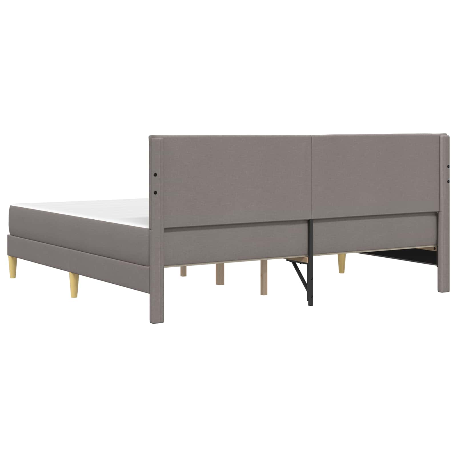 Lovos rėmas Taupe 180 x 200 cm Poliesteris