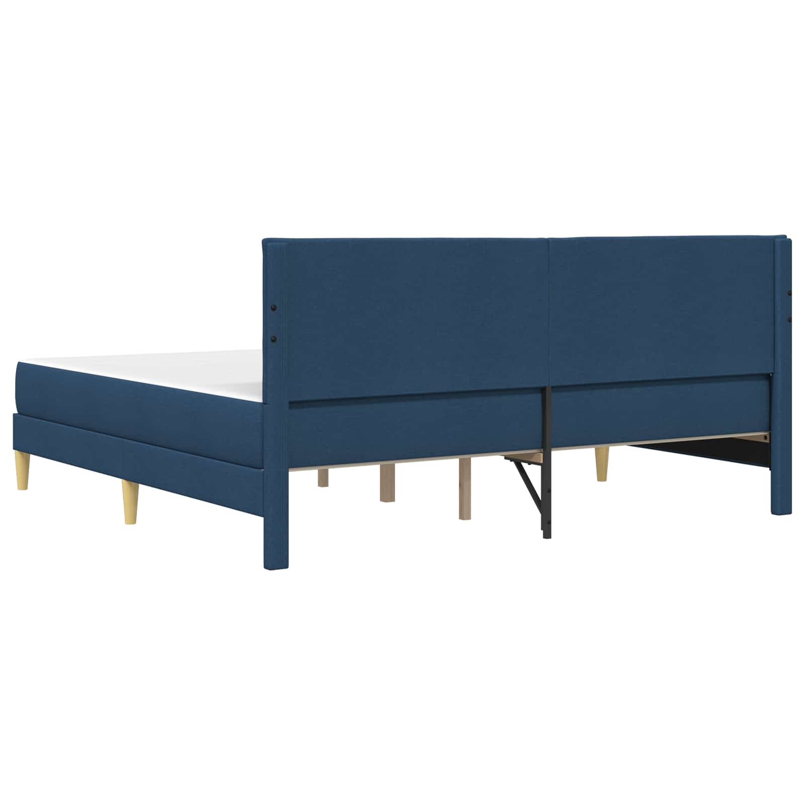 Gultas rāmis Zils 180 x 200 cm Poliesters
