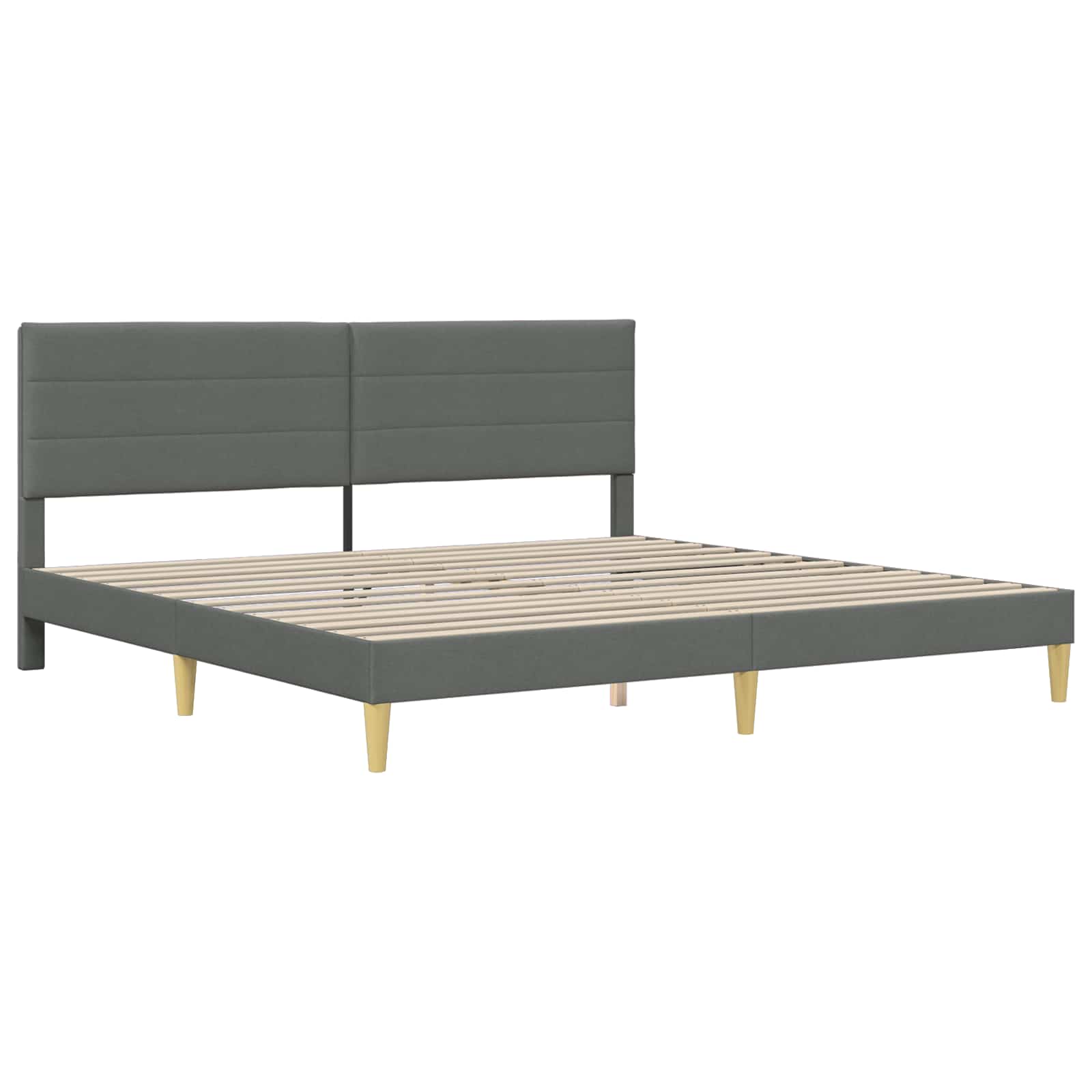 Lovos rėmas Tamsiai pilka 200 x 200 cm Poliesteris