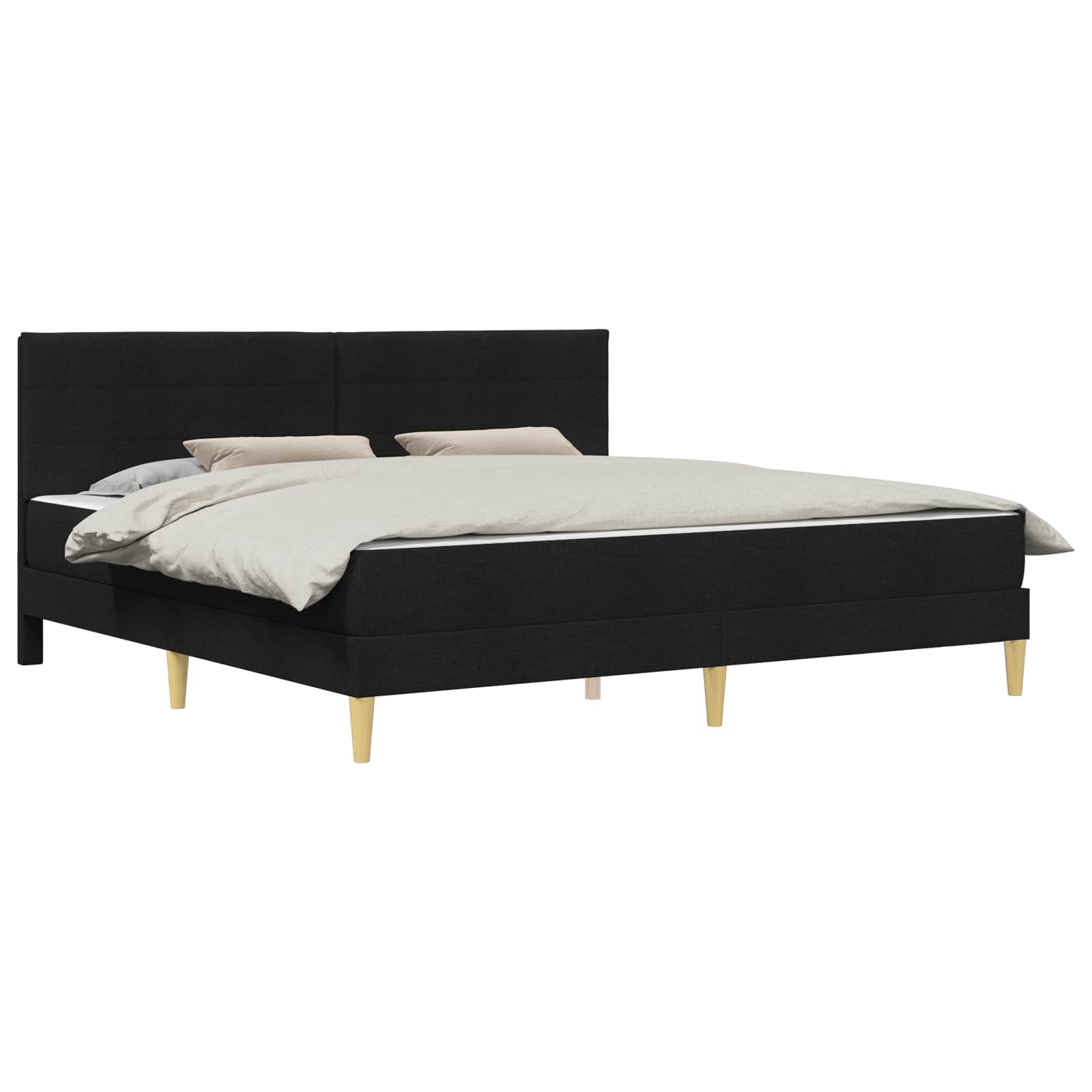 Lovos rėmas Juodas 200 x 200 cm Poliesteris
