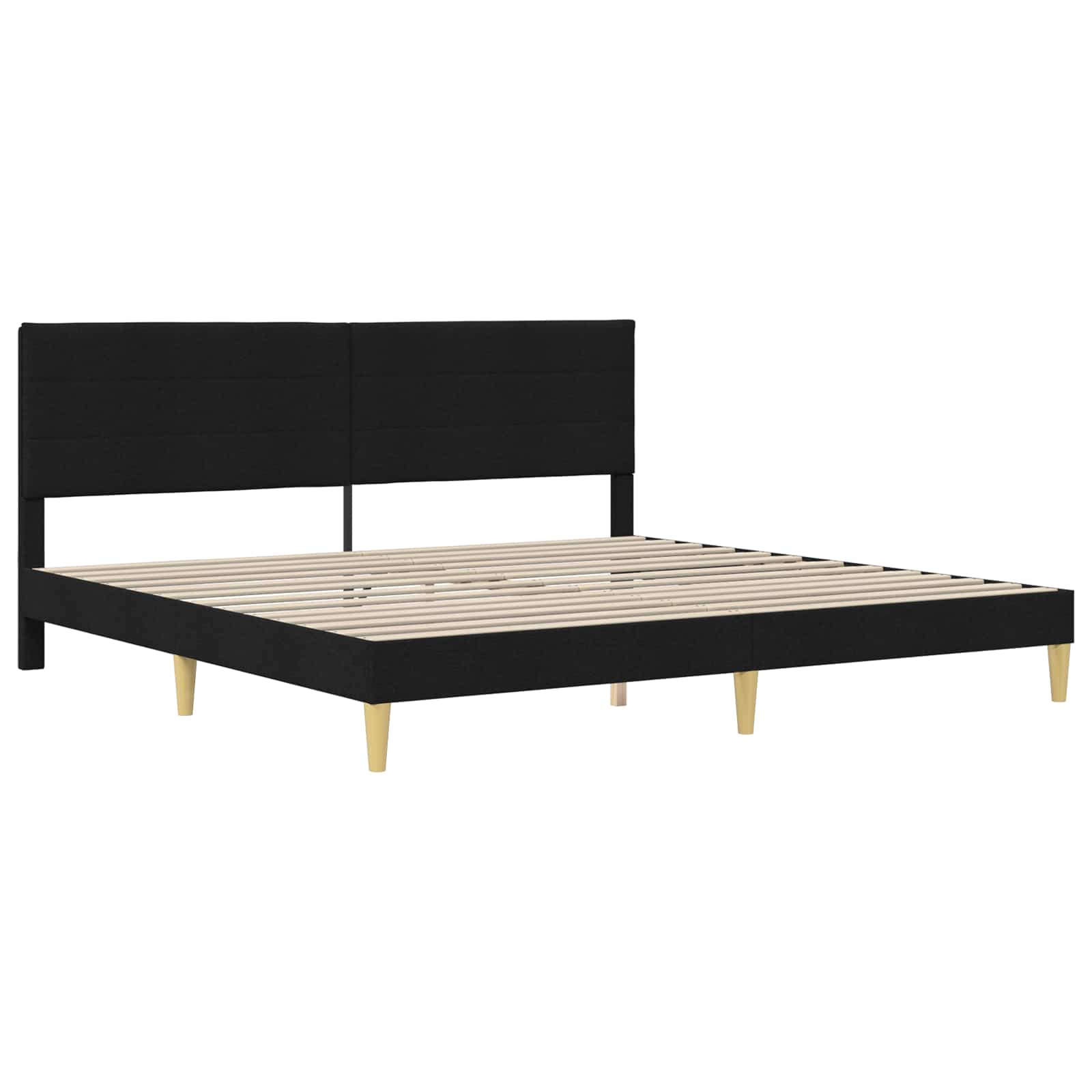 Lovos rėmas Juodas 200 x 200 cm Poliesteris