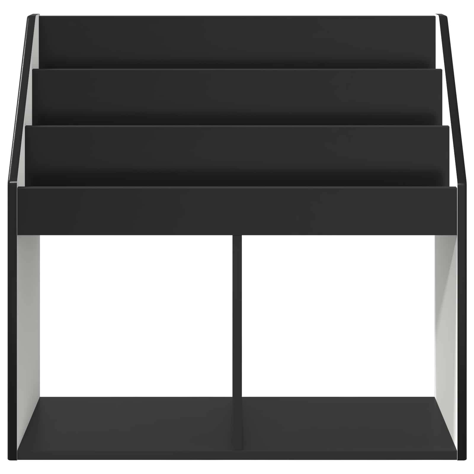 Vaikų knygų lentyna Juoda 72,5 x 29,5 x 69 cm Apdirbta mediena