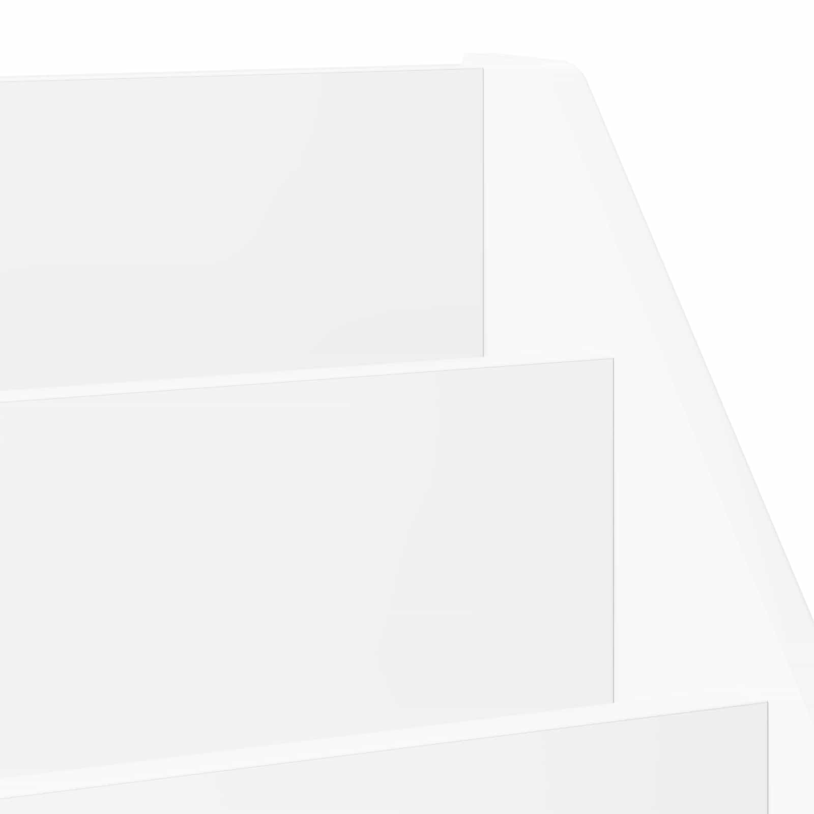 Kids Bookcase White 60 x 29.5 x 69 cm Engineered Wood