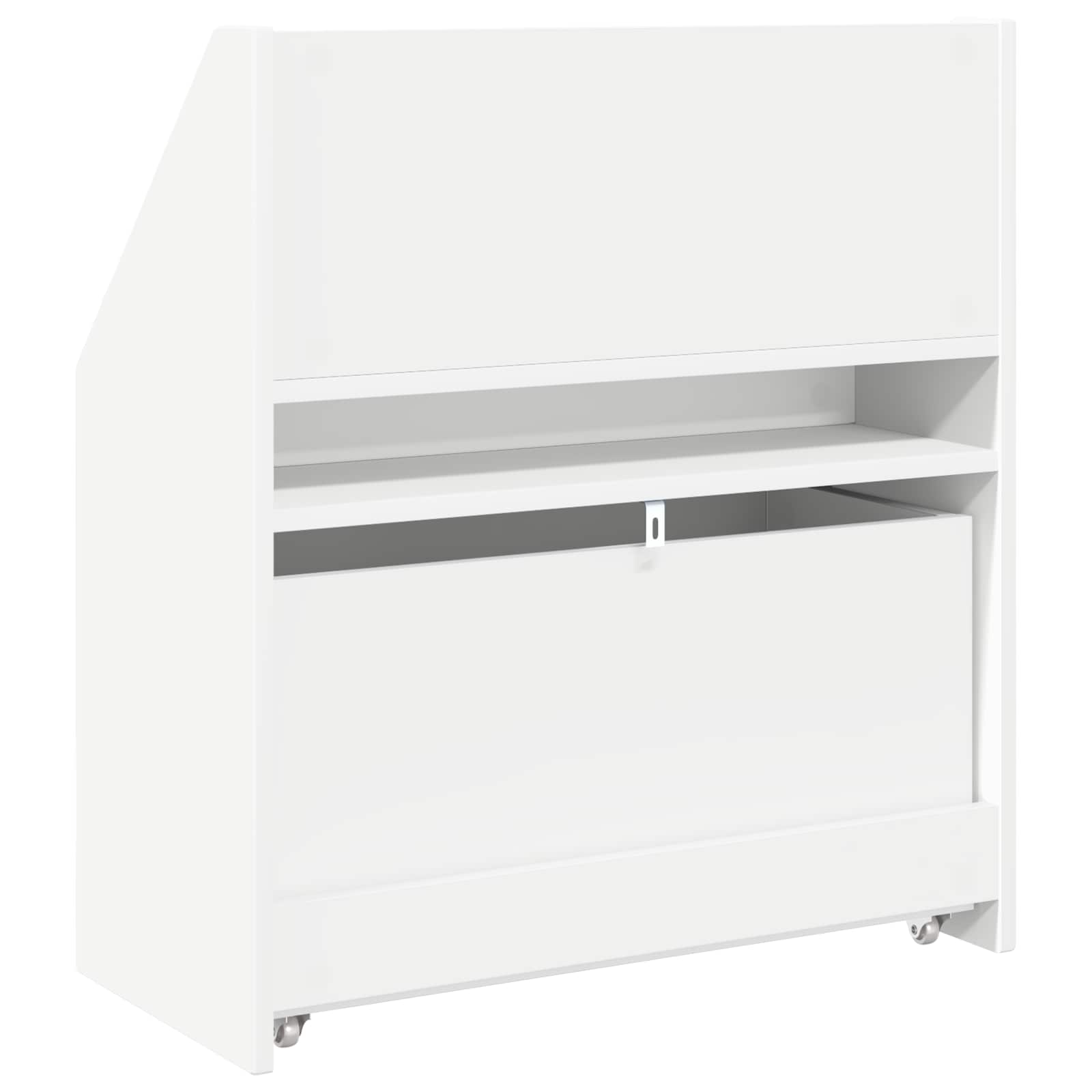 Kids Bookcase White 60 x 29.5 x 69 cm Engineered Wood