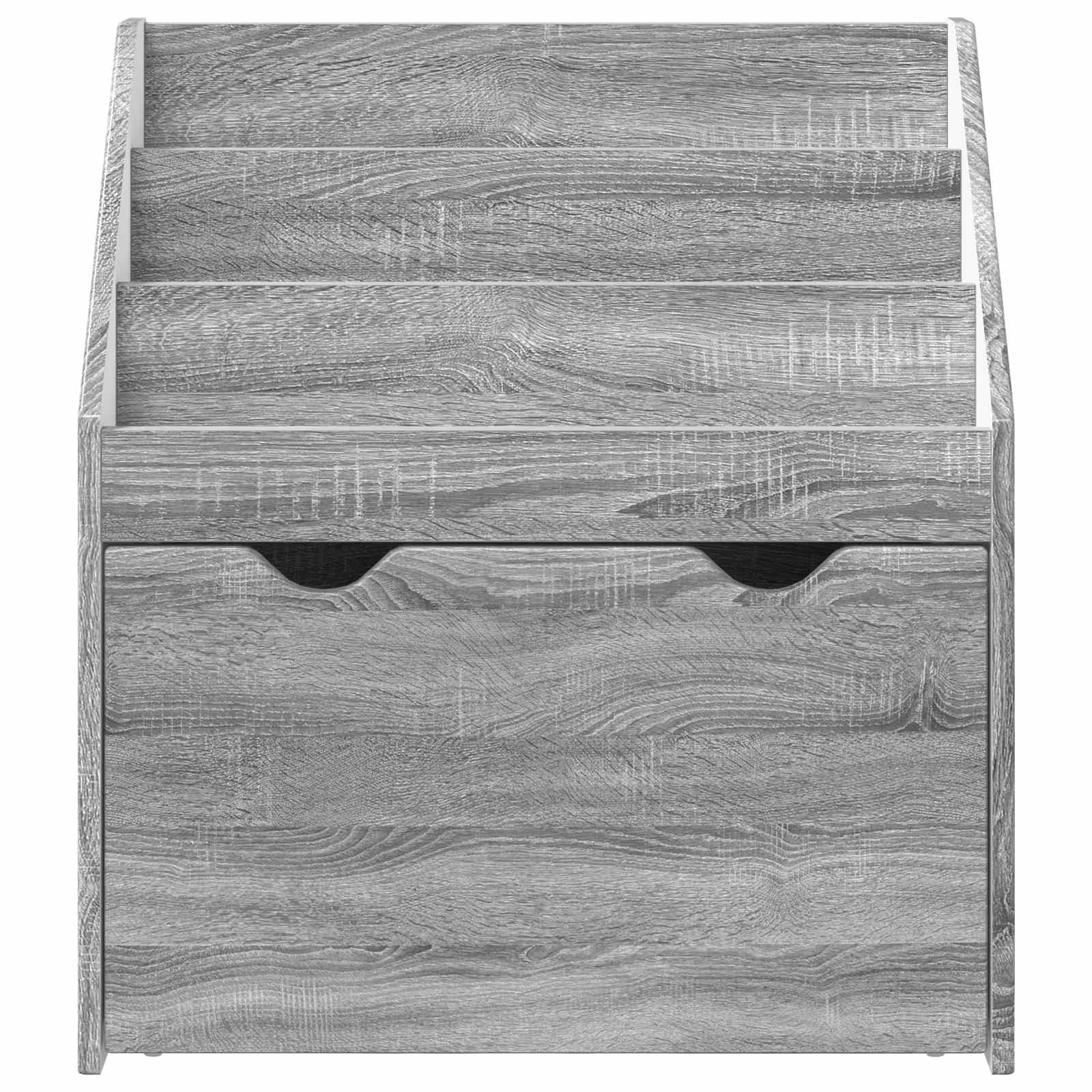 Kids Bookcase with Drawer Grey Sonoma 60 x 29.5 x 69 cm