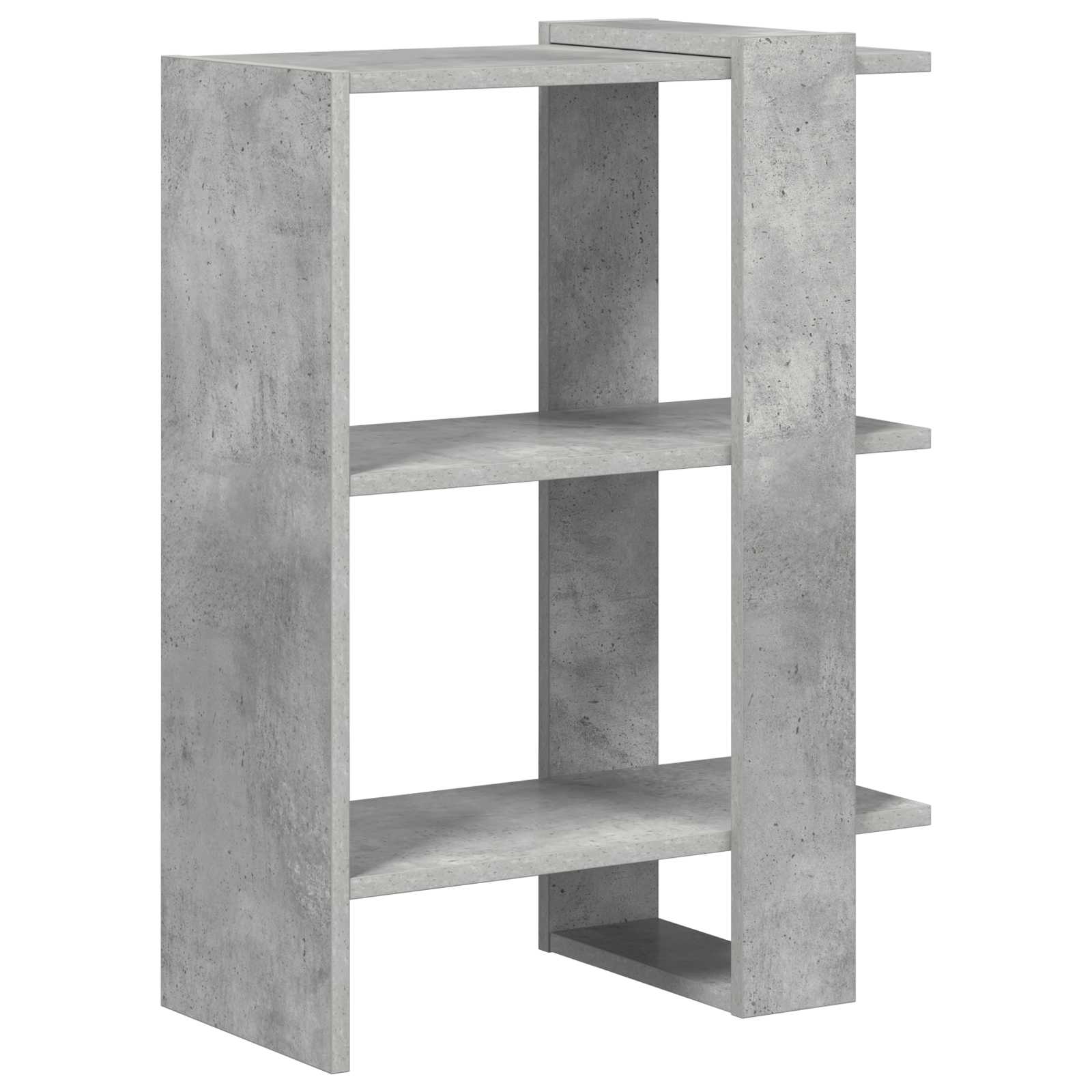 Knygų lentyna Betono pilka 52 x 25 x 71,5 cm Apdirbta mediena