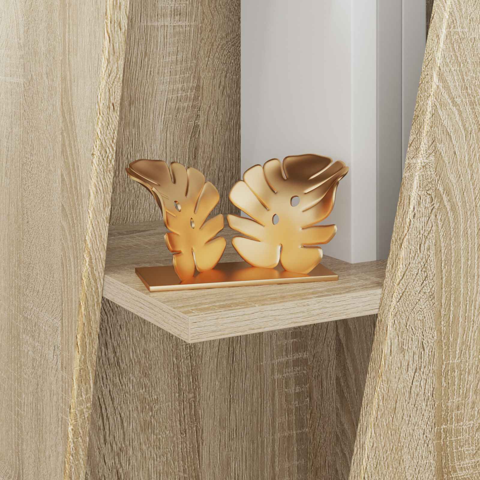 Sānu plaukts Sonoma ozols 33 x 32 x 70,5 cm