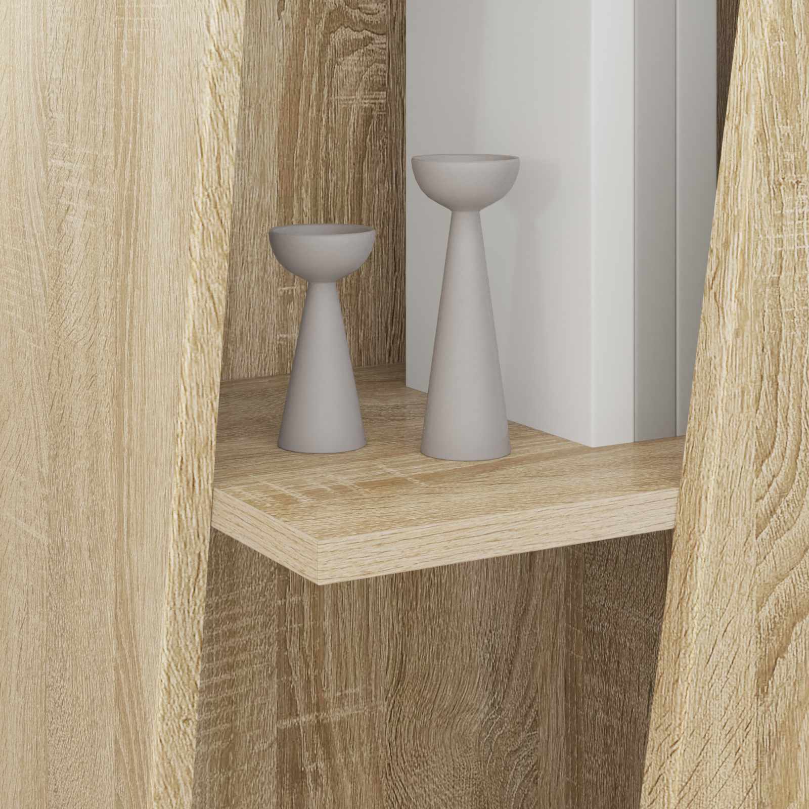 Side shelf Sonoma oak 33 x 32 x 100.5 cm