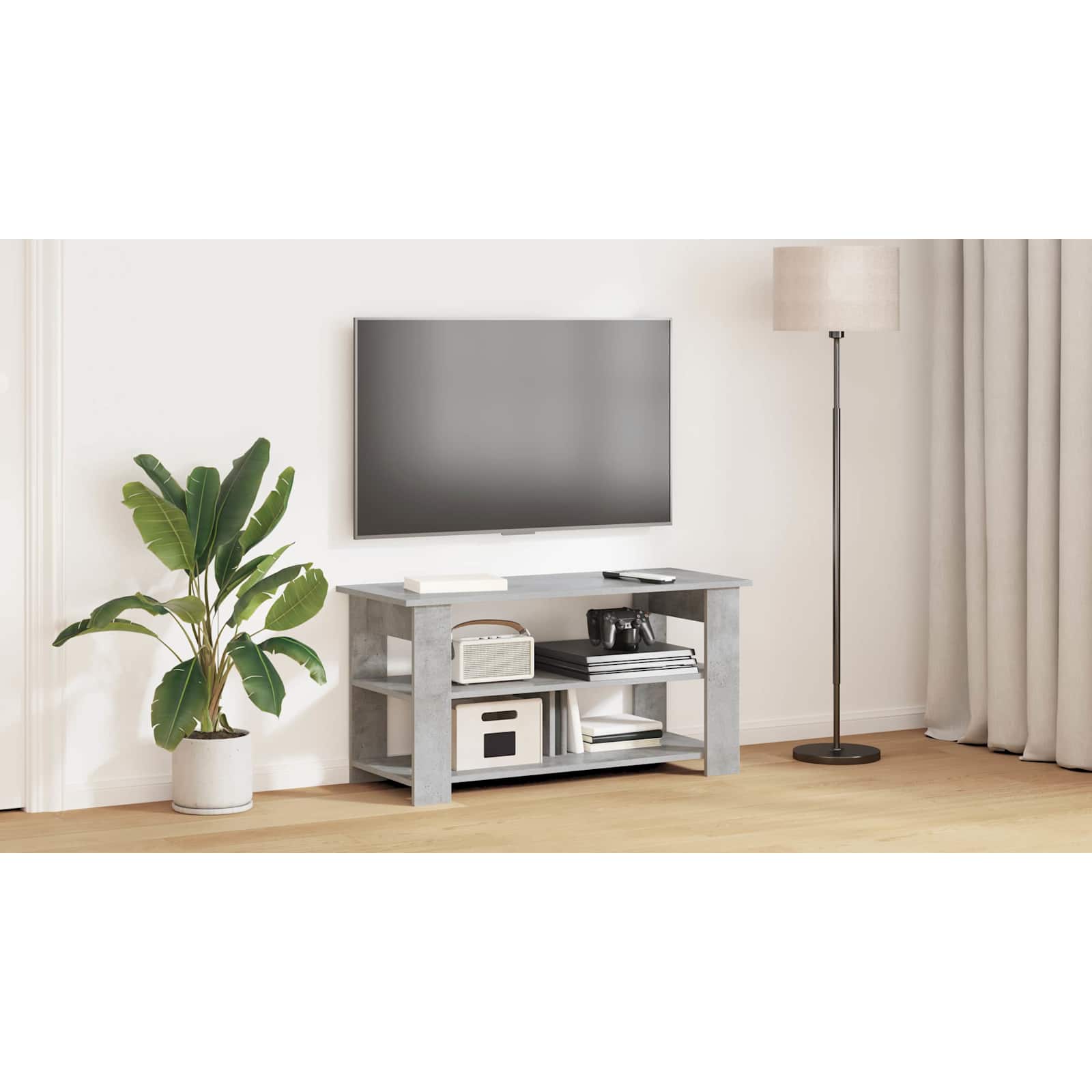 TV statnis Betona pelēks 100 x 40 x 50 cm