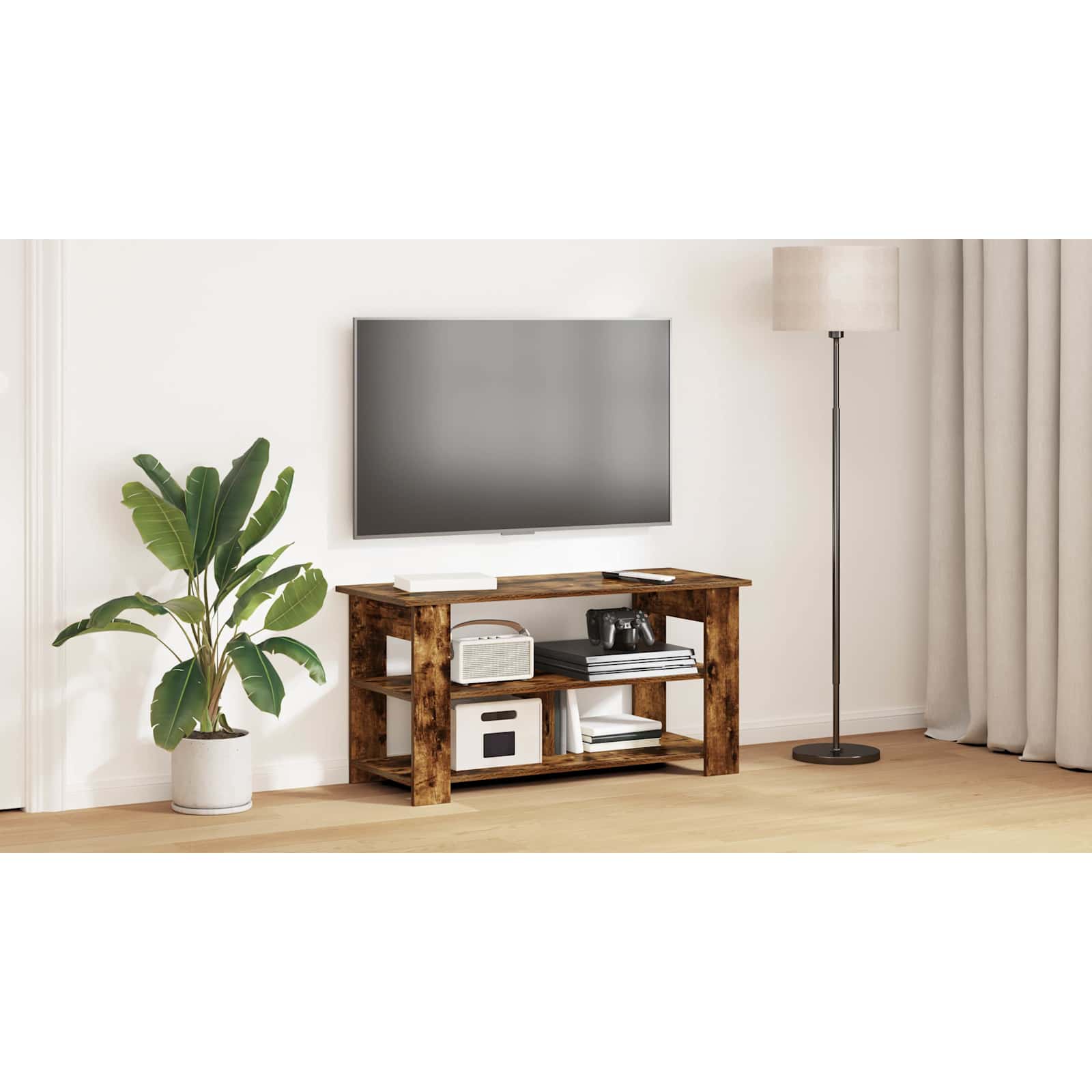 Televizora statīvs Dūmains ozols 100 x 40 x 50 cm