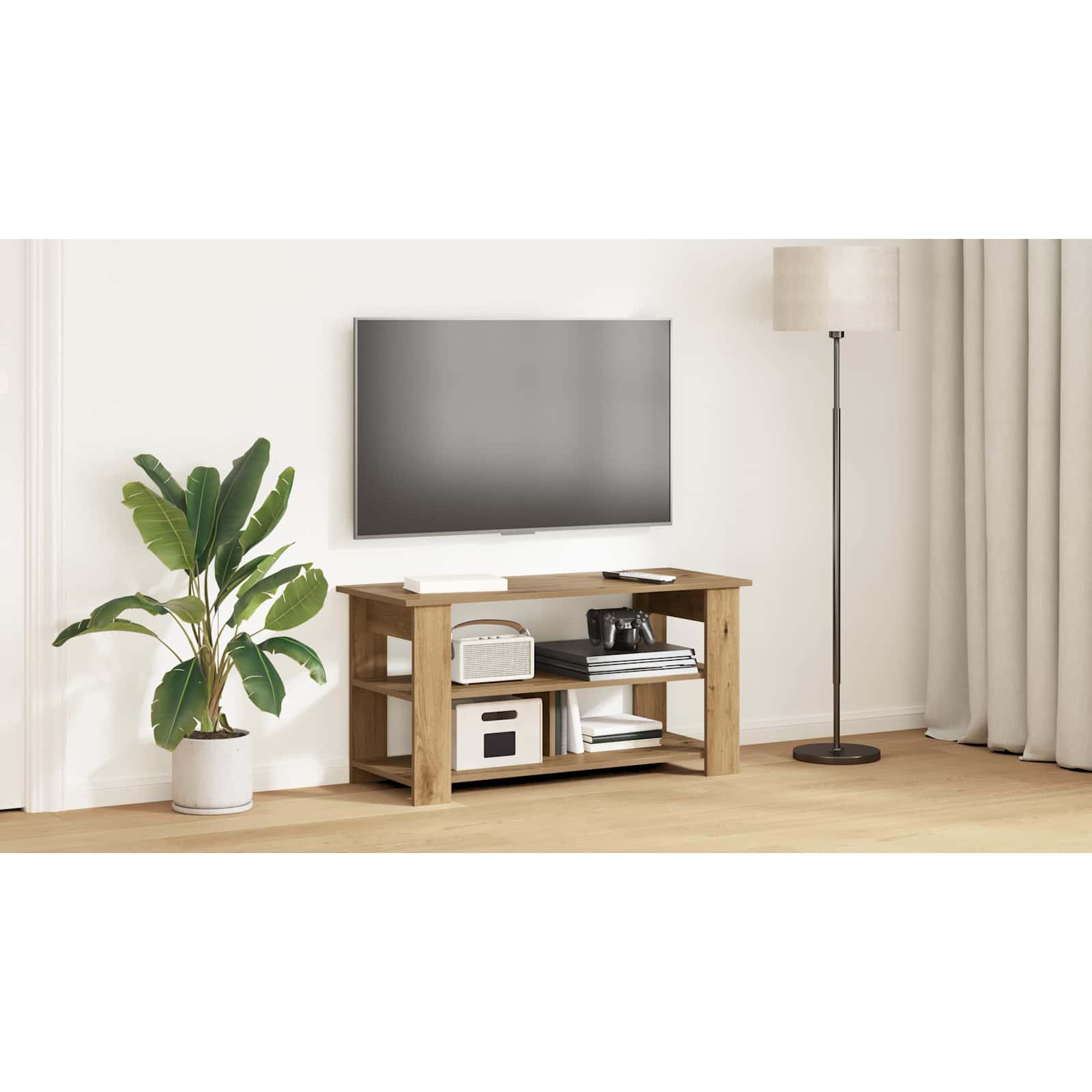 Televizoriaus stovas Amatininkų ąžuolas 100 x 40 x 50 cm