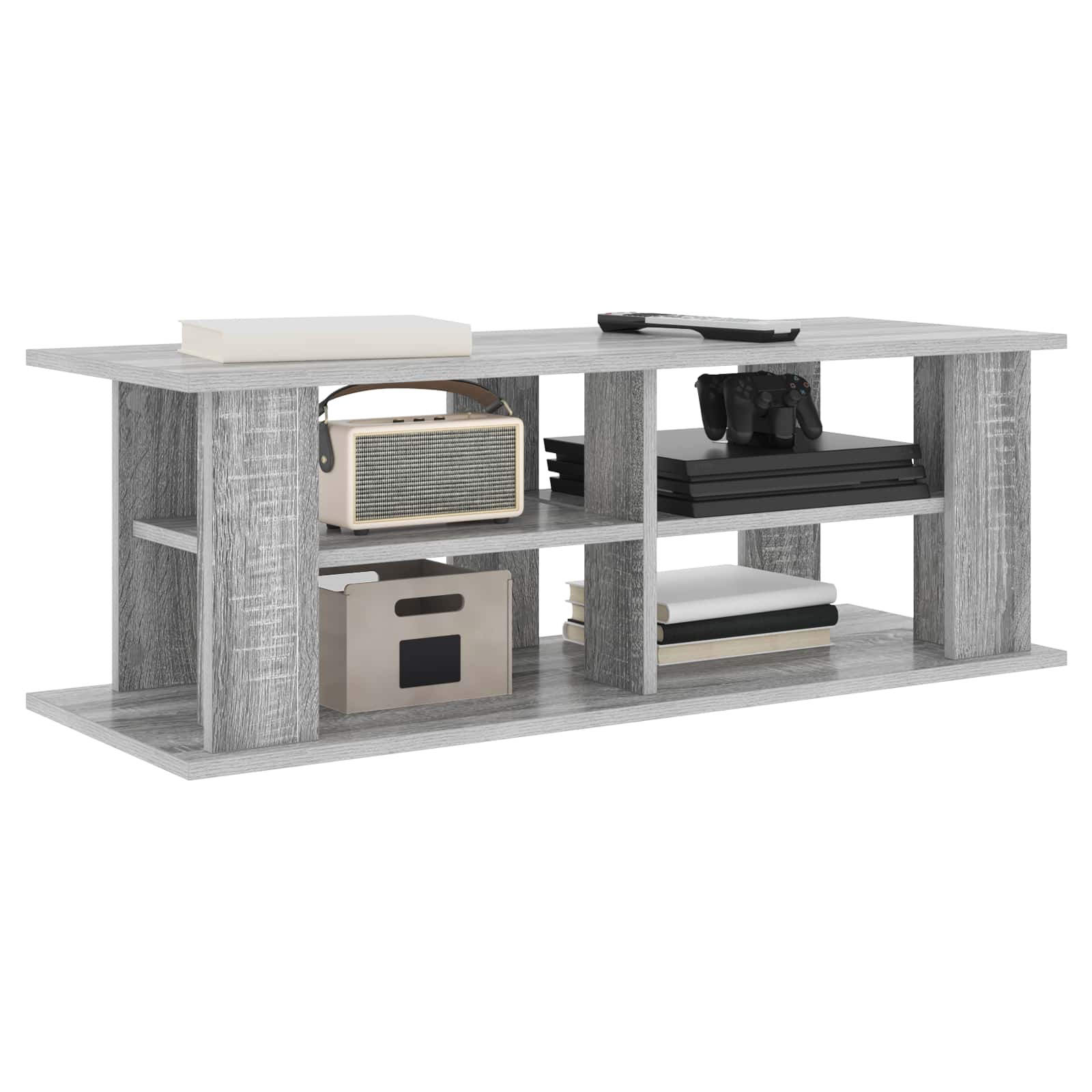 TV Stand Gray Sonoma 96 x 35 x 33.5 cm