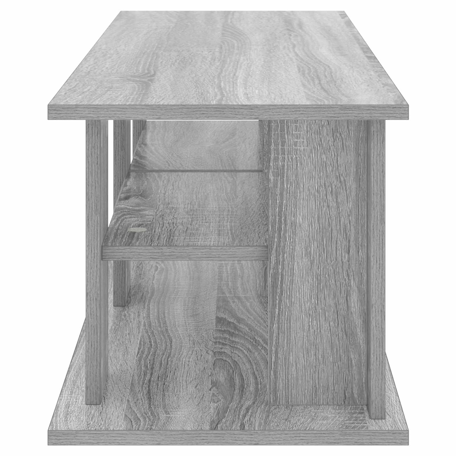 TV Stand Gray Sonoma 96 x 35 x 33.5 cm