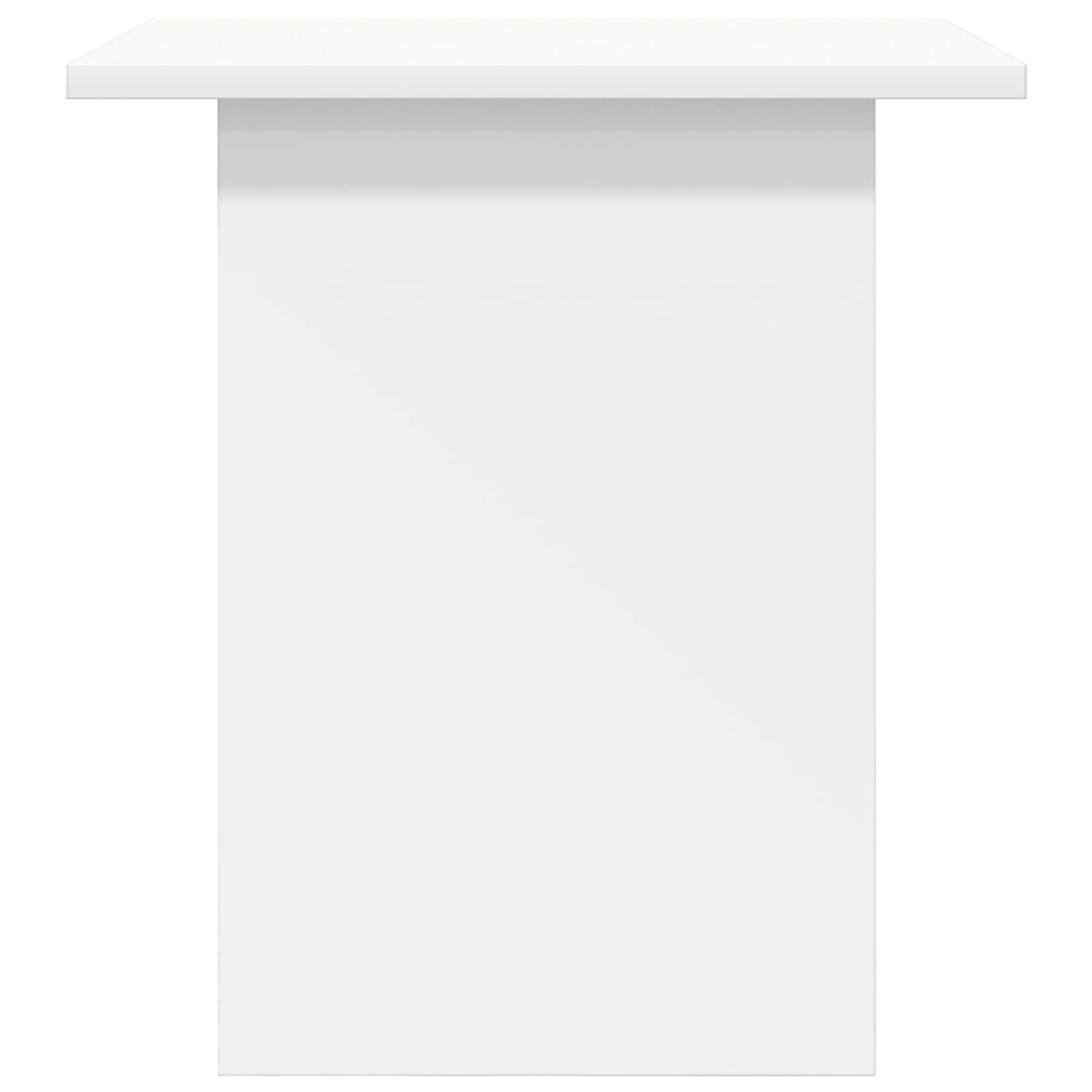 Naktinis staliukas 2 pcs Balta 41 x 40 x 45 cm Apdirbta mediena