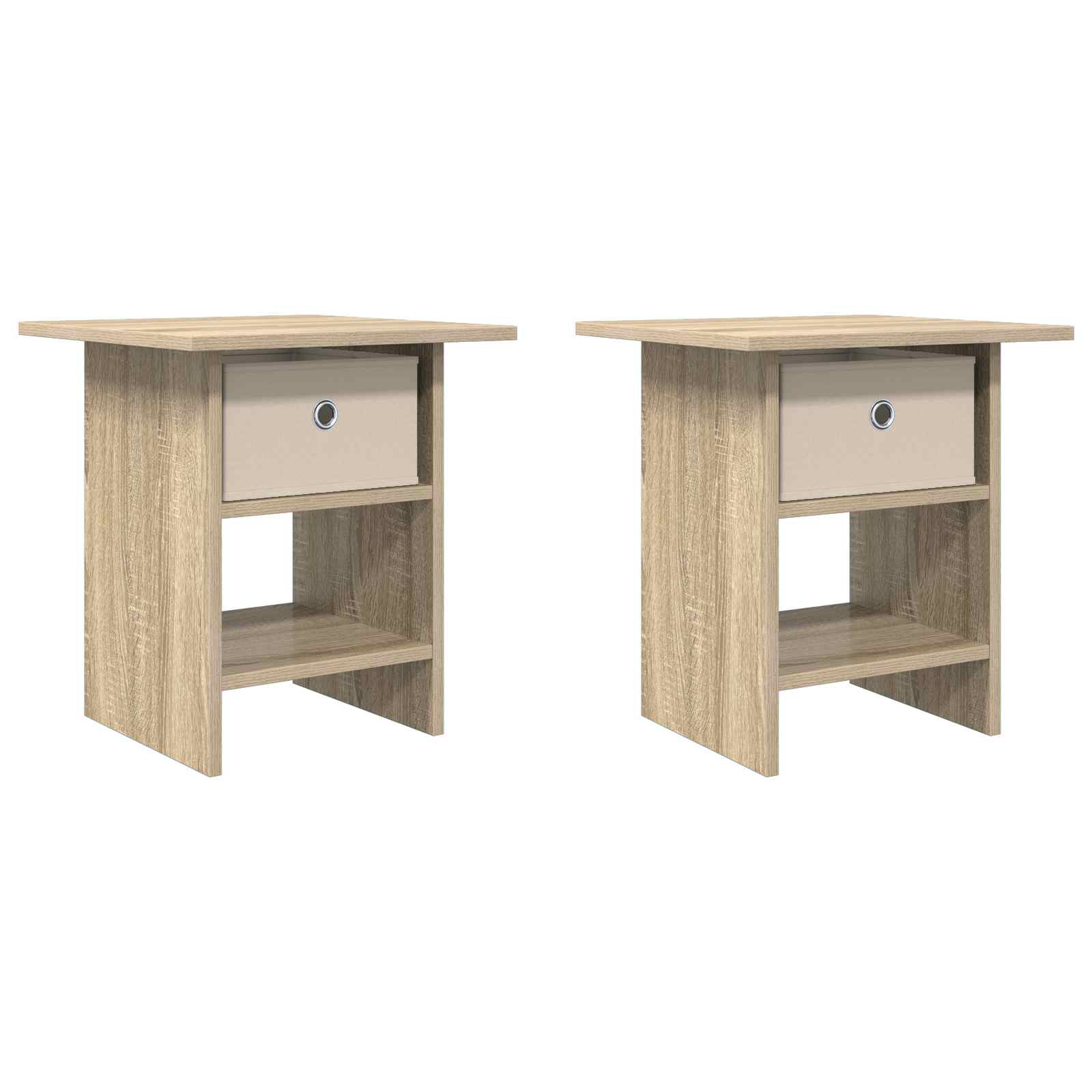 Naktinis staliukas 2 pcs Sonoma ąžuolas 41 x 40 x 45 cm