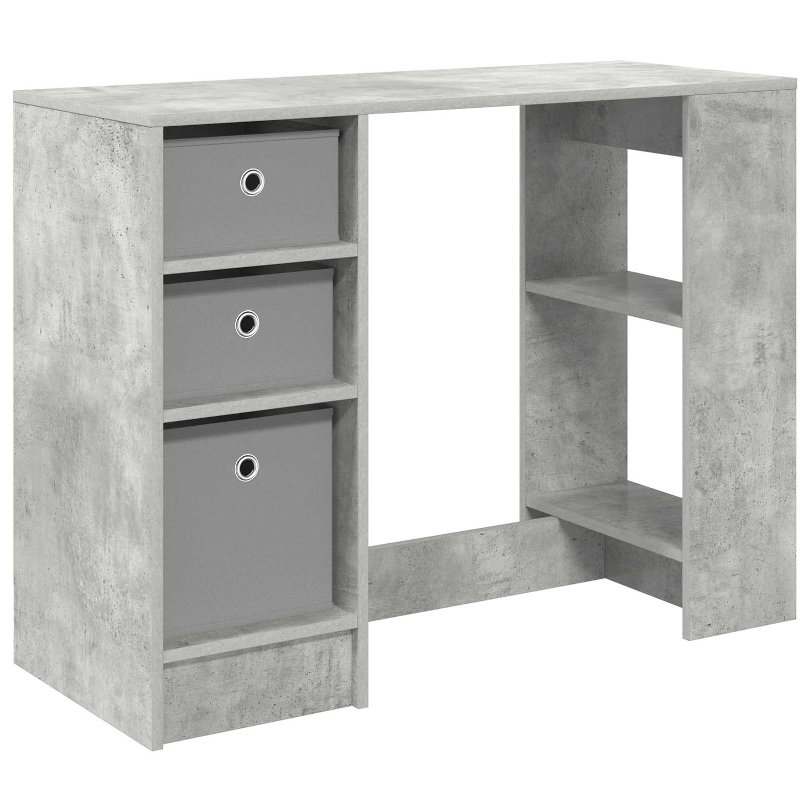 Stalas Betono pilka 100 x 40 x 75 cm Apdirbta mediena