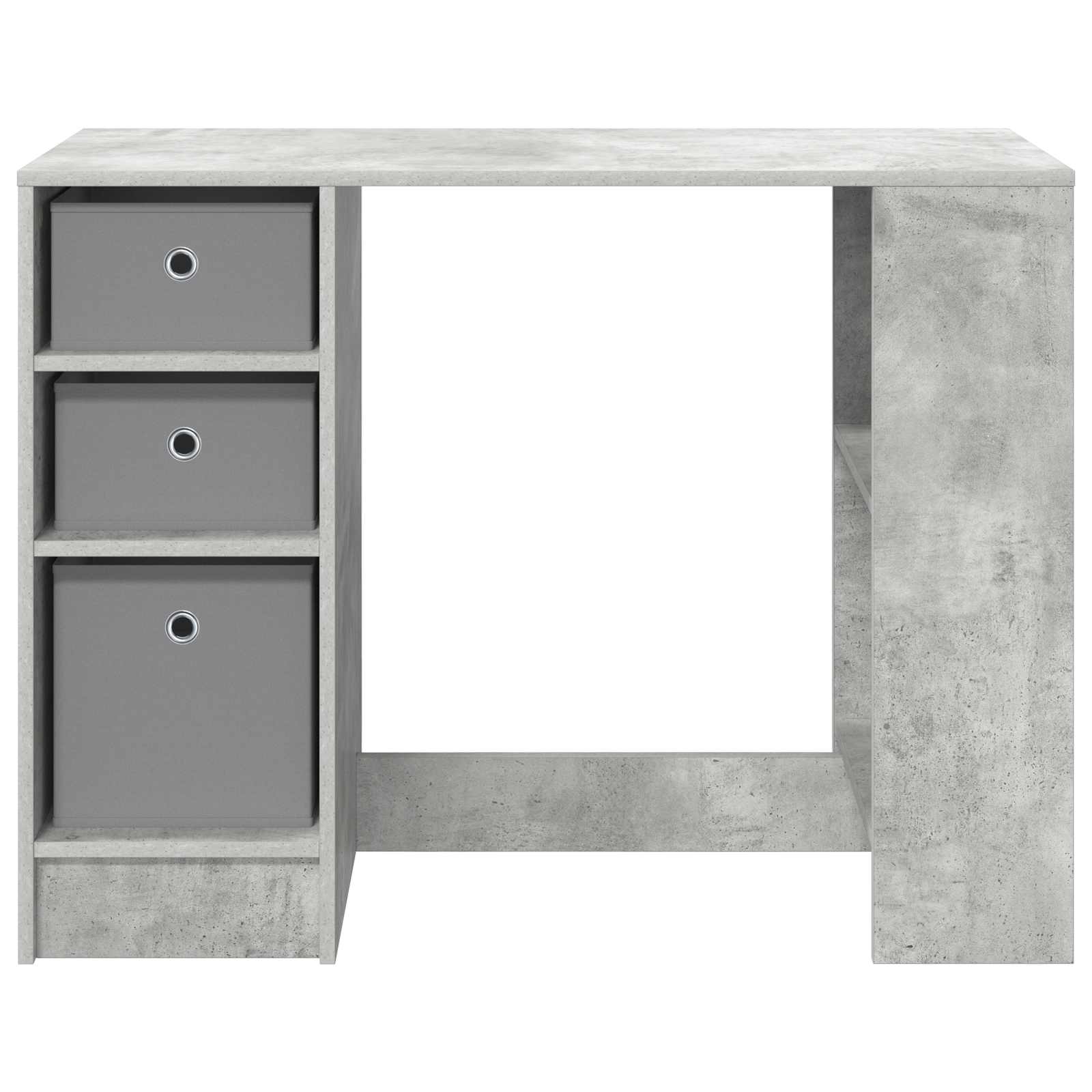 Stalas Betono pilka 100 x 40 x 75 cm Apdirbta mediena