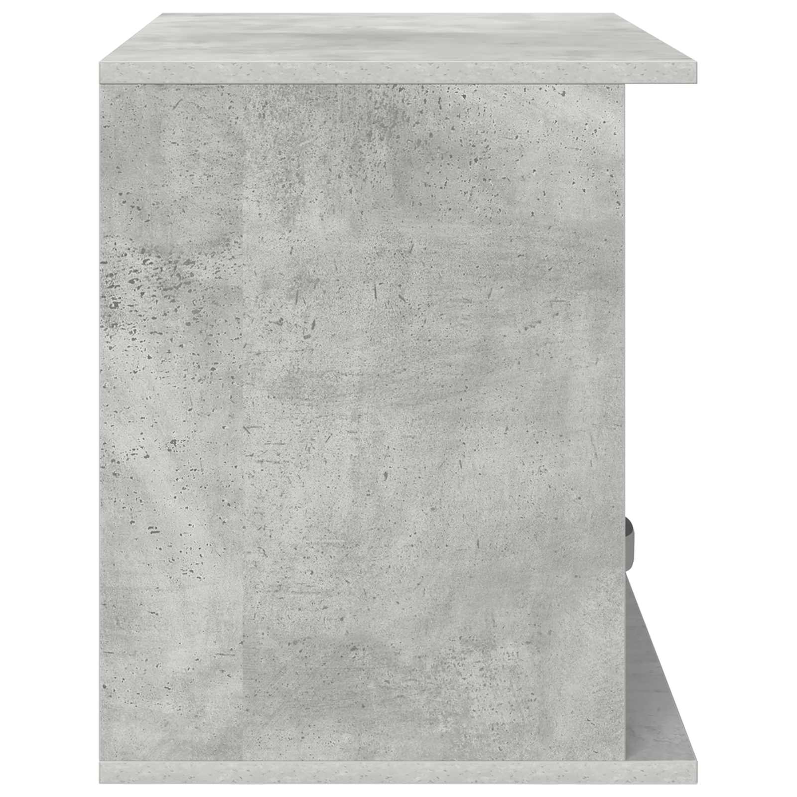 Televizoriaus stovas su stalčių Betono pilka 79 x 40 x 48 cm