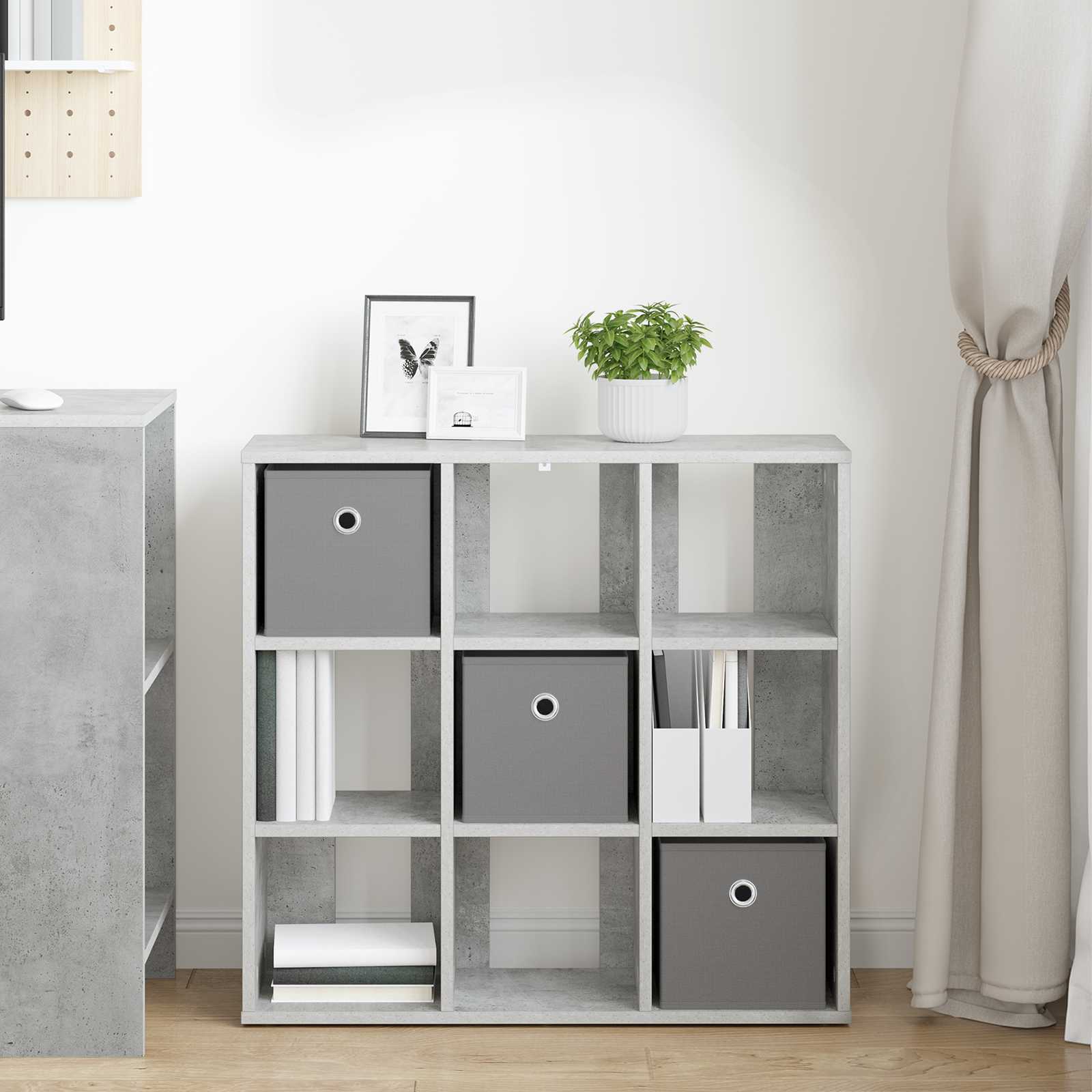 Kabalas su stalčių Betono pilka 73,5 x 24 x 69,5 cm