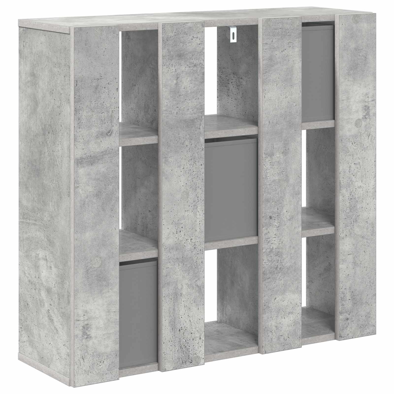 Kabalas su stalčių Betono pilka 73,5 x 24 x 69,5 cm