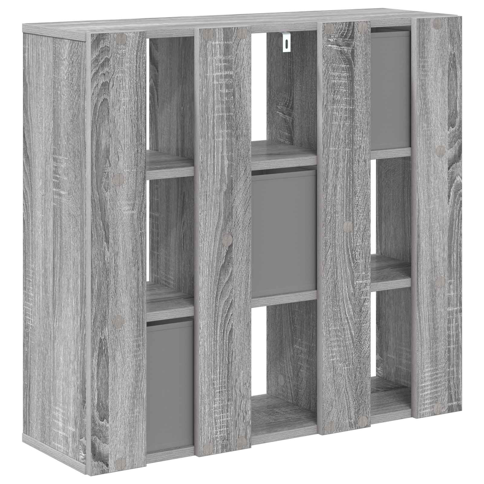 Kumode ar atvilktnēm Pelēka Sonoma 73,5 x 24 x 69,5 cm