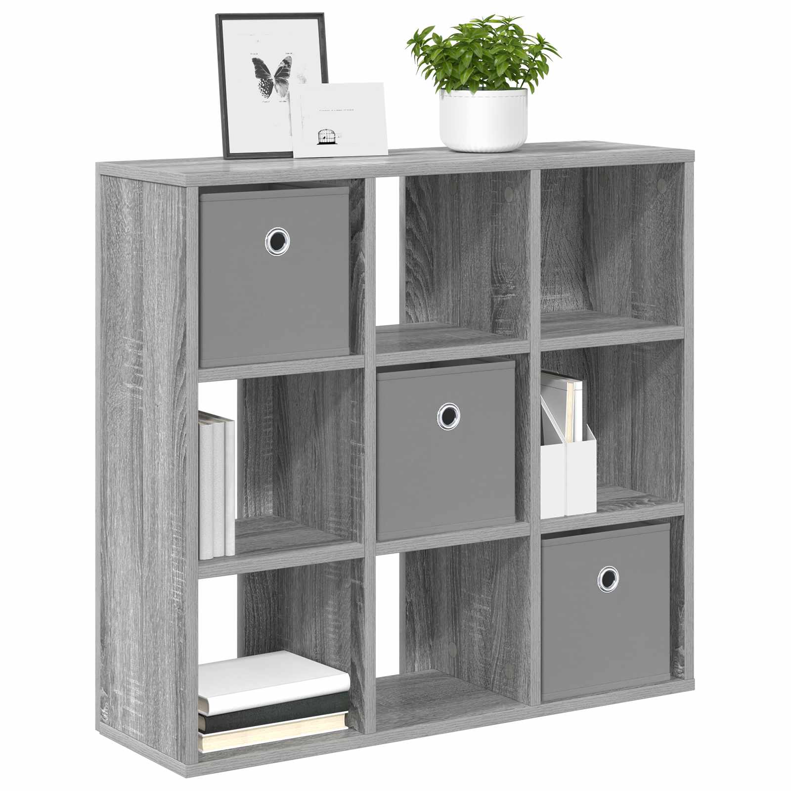 Kumode ar atvilktnēm Pelēka Sonoma 73,5 x 24 x 69,5 cm