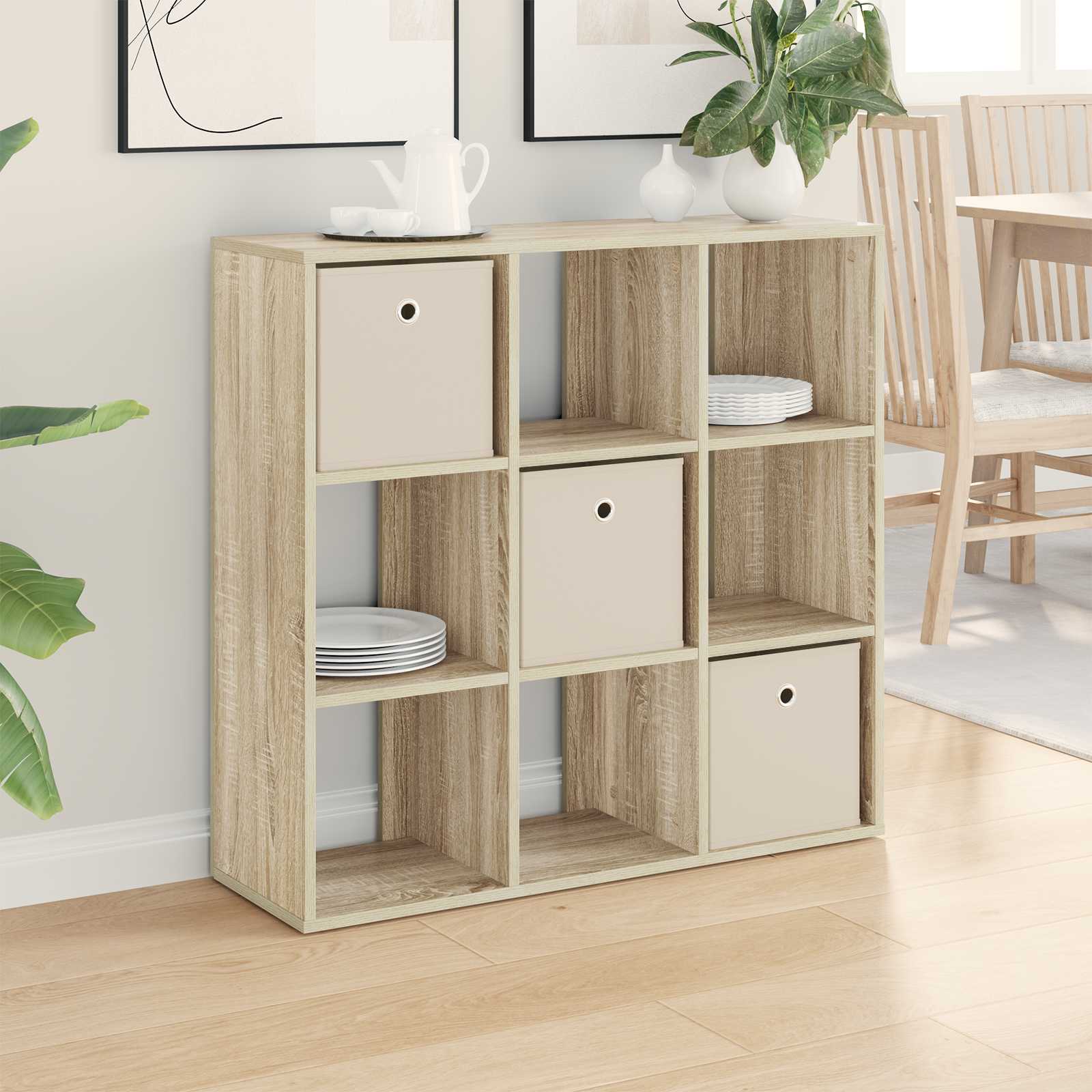 Kumode ar atvilktnēm ozols Sonoma 88,5 x 29 x 84,5 cm