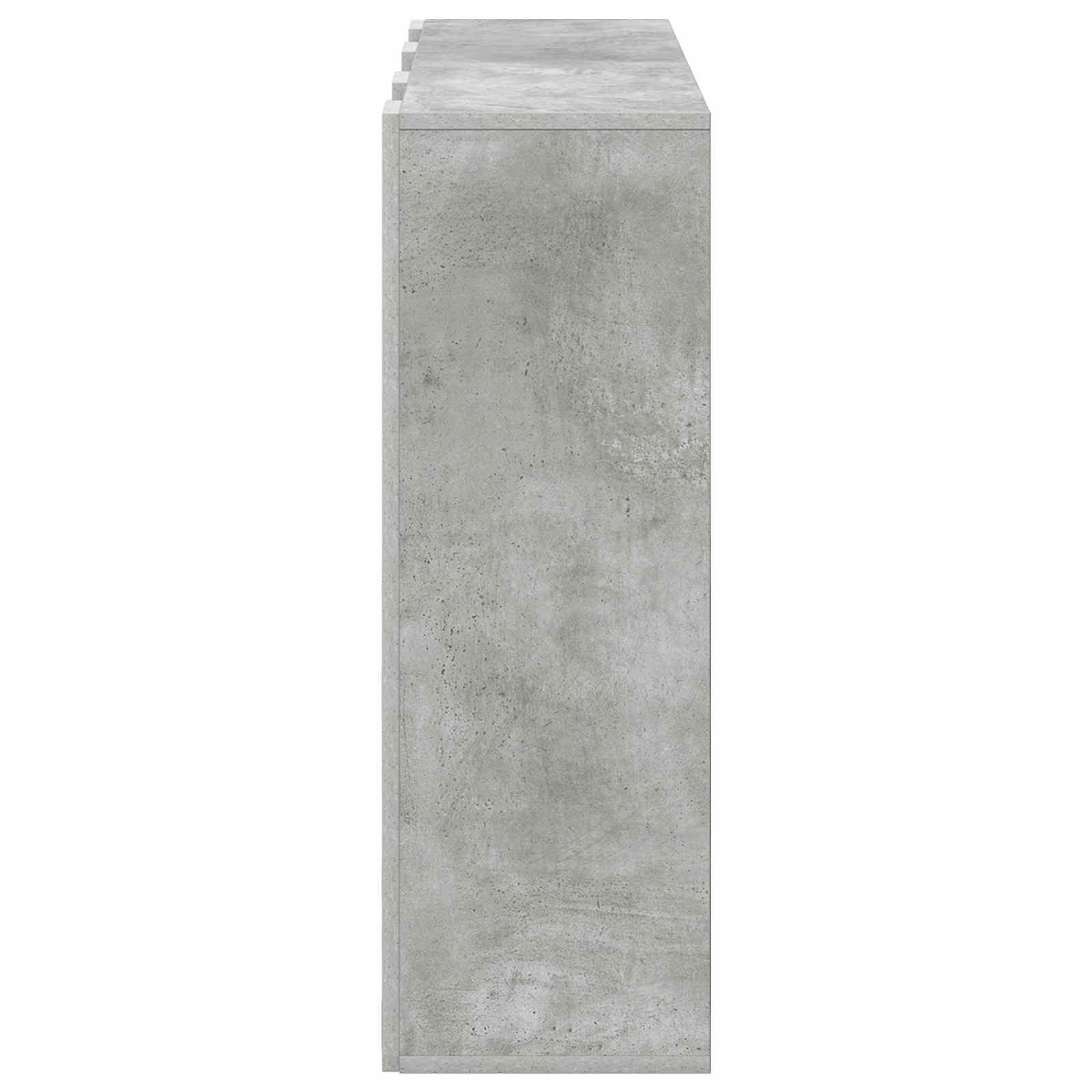 Kumode ar atvilktnēm Betona pelēka 88,5 x 29 x 84,5 cm