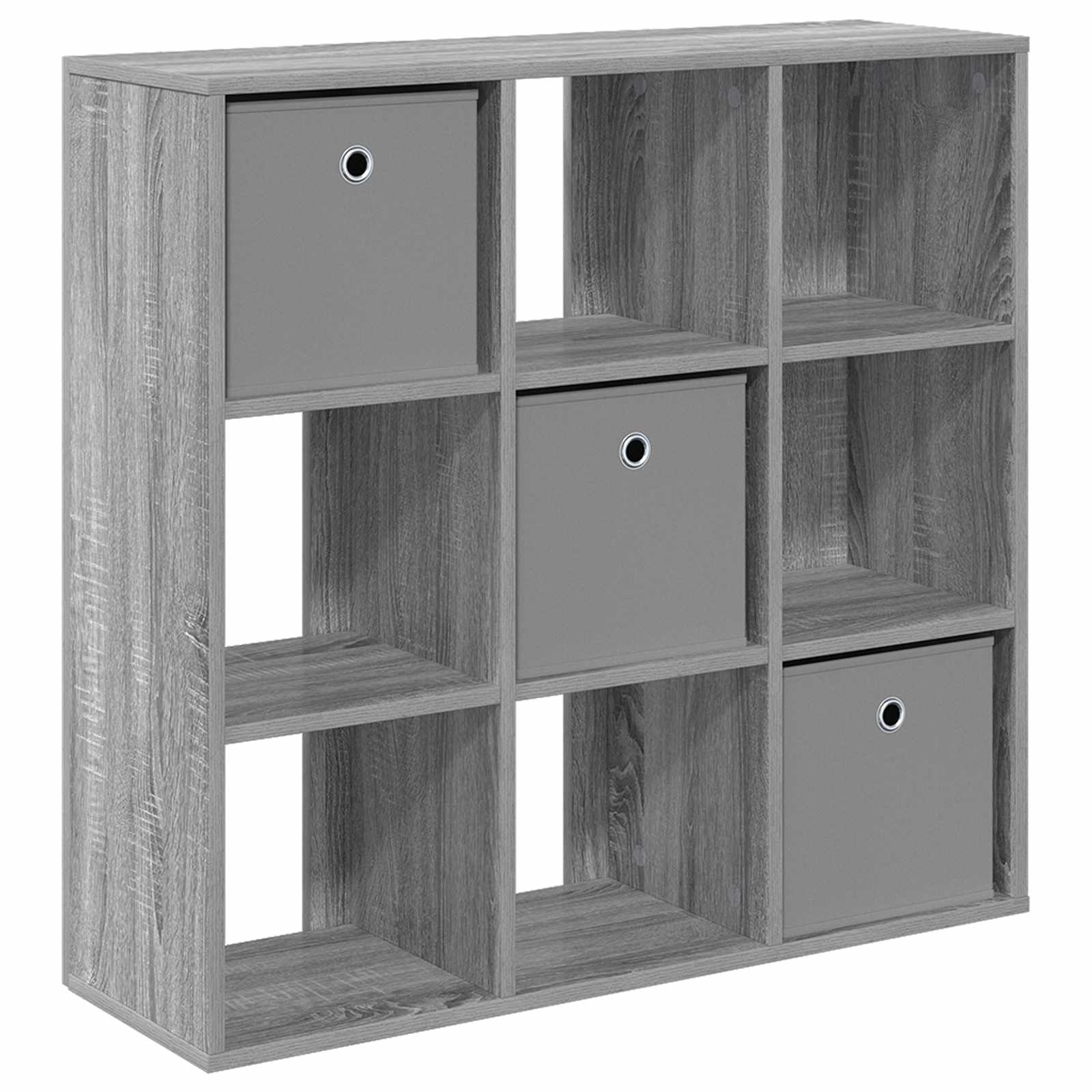 Kumode ar atvilktnēm Pelēka Sonoma 88,5 x 29 x 84,5 cm