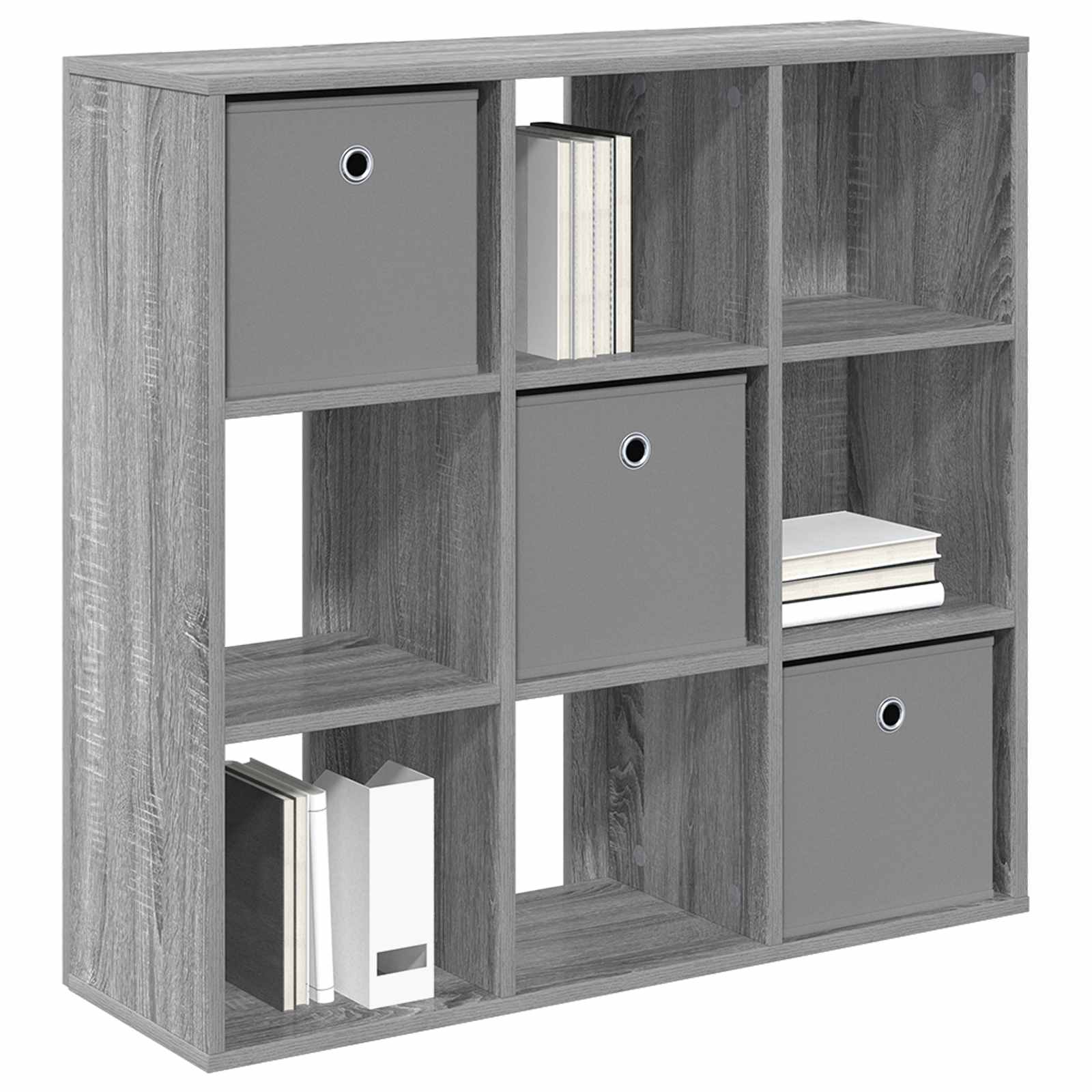 Kumode ar atvilktnēm Pelēka Sonoma 88,5 x 29 x 84,5 cm