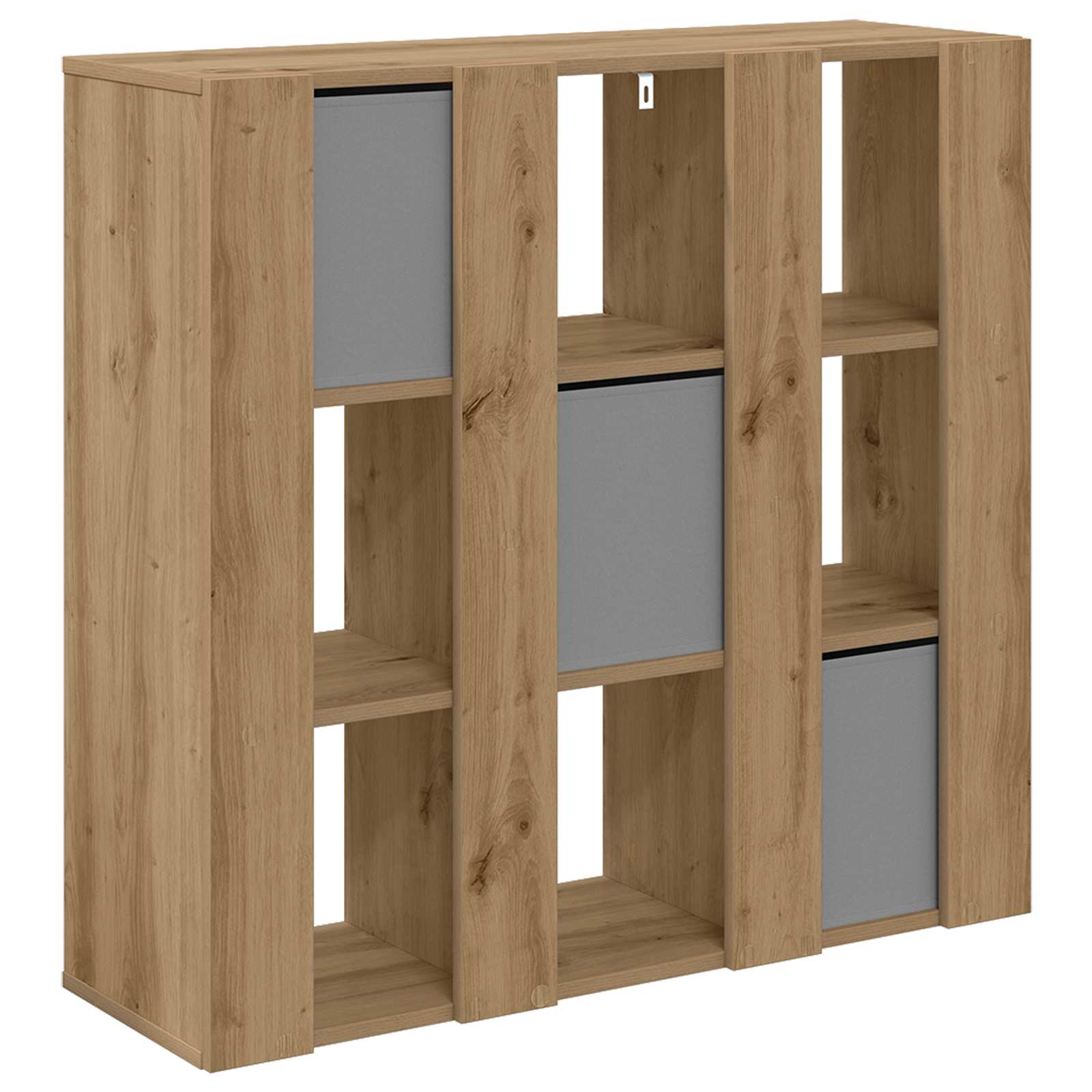 Kumode ar atvilktnēm Amatininkų ozols 88,5 x 29 x 84,5 cm