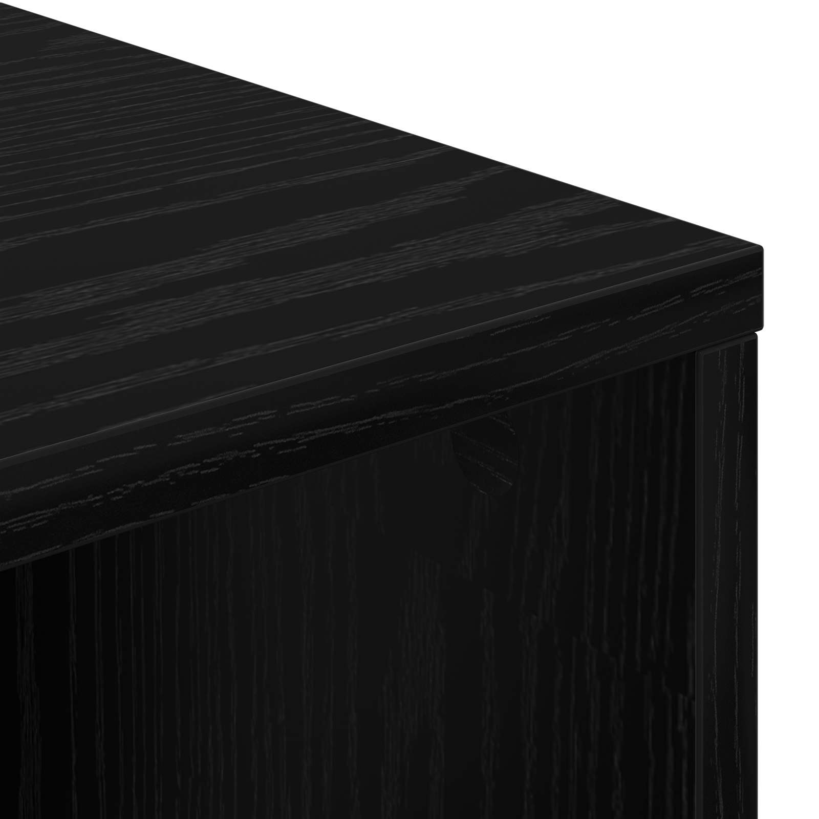 Kumode ar atvilktnēm Melns ozols 102 x 31 x 99,5 cm