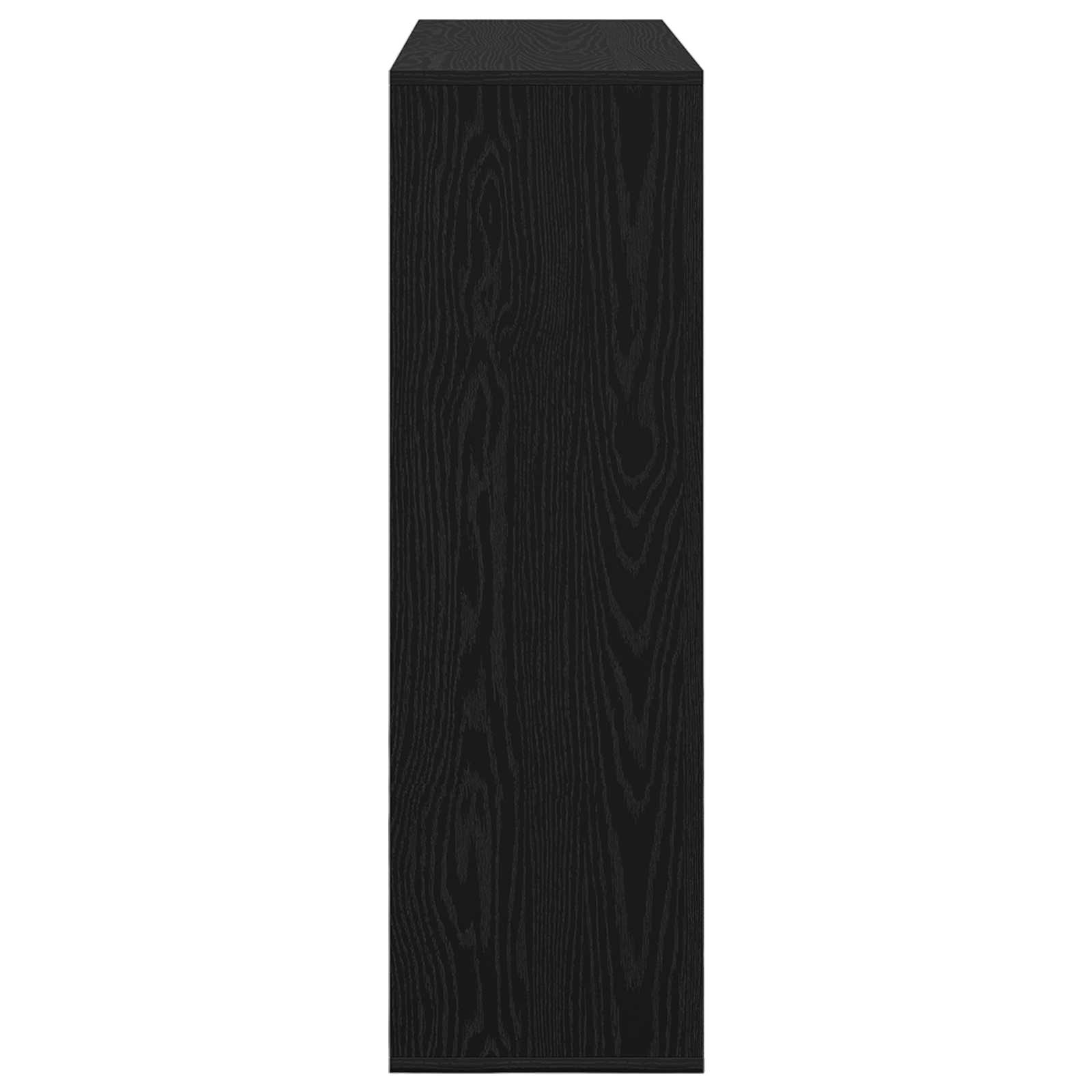 Kumode ar atvilktnēm Melns ozols 102 x 31 x 99,5 cm