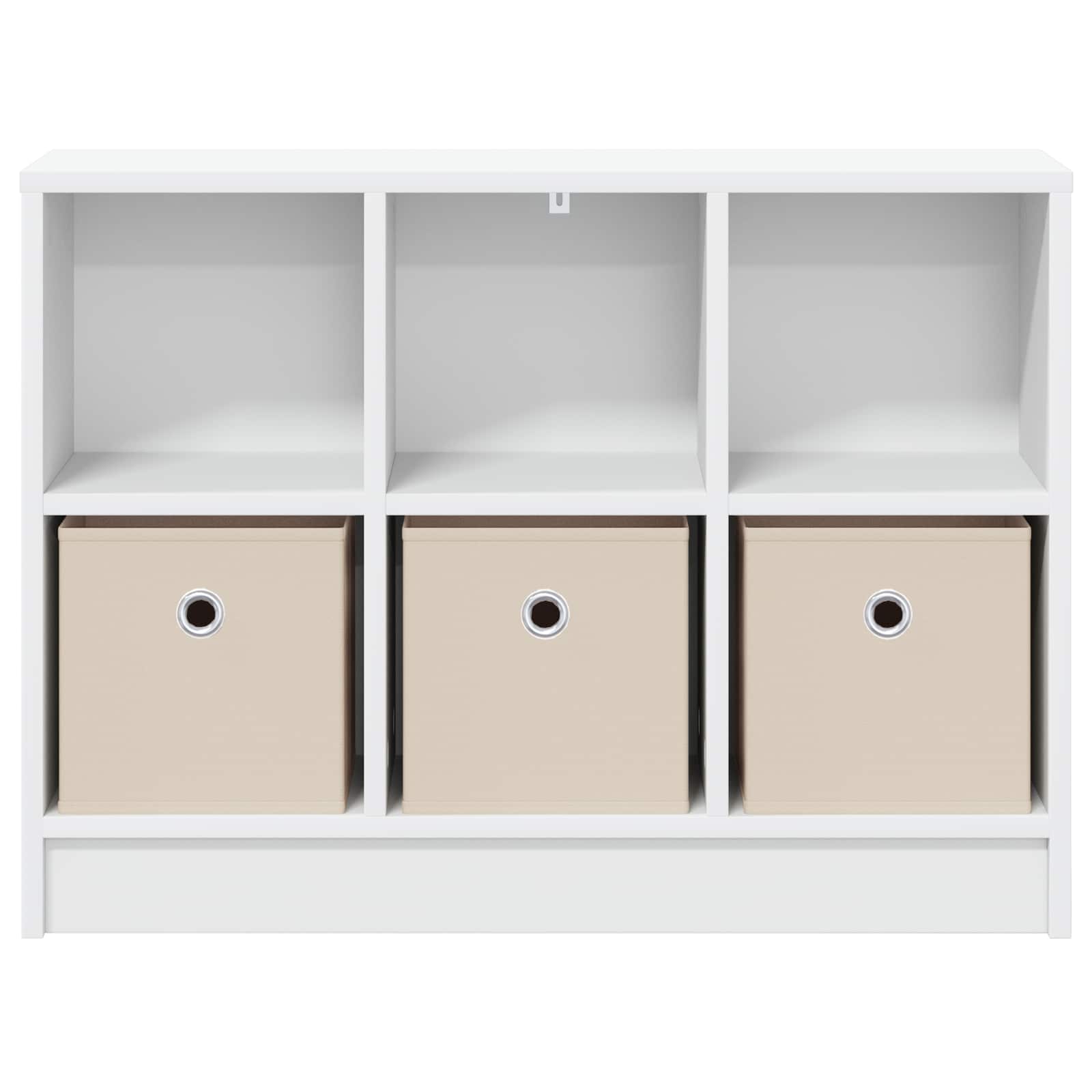 Skapis ar atvilktni Balts 73,5 x 22,5 x 53,5 cm
