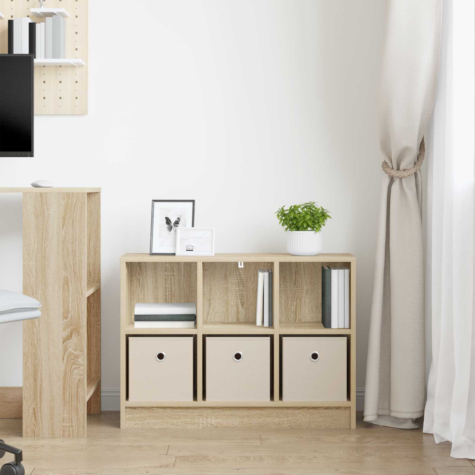 Kumode ar atvilktnēm ozols Sonoma 73,5 x 22,5 x 53,5 cm