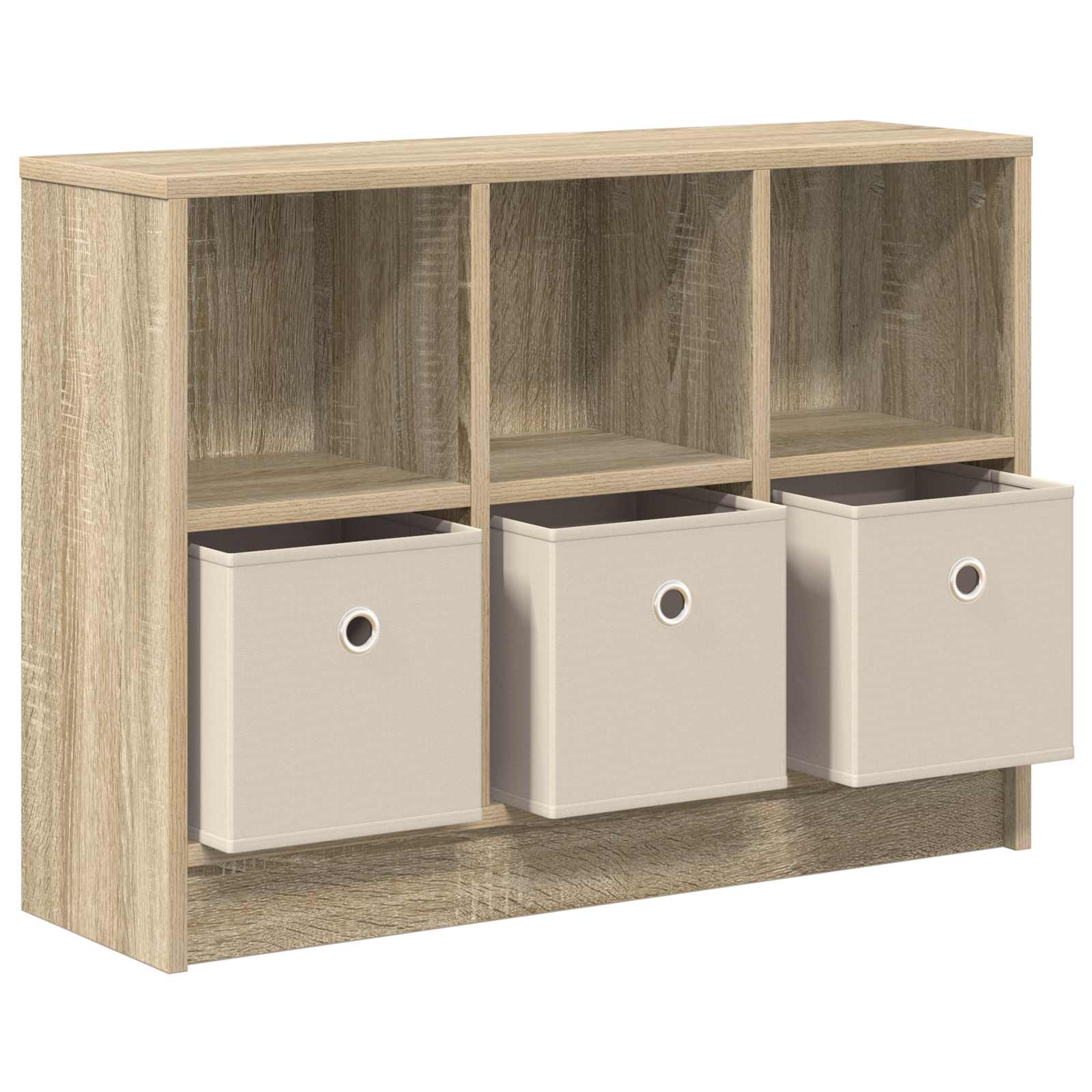 Kumode ar atvilktnēm ozols Sonoma 73,5 x 22,5 x 53,5 cm